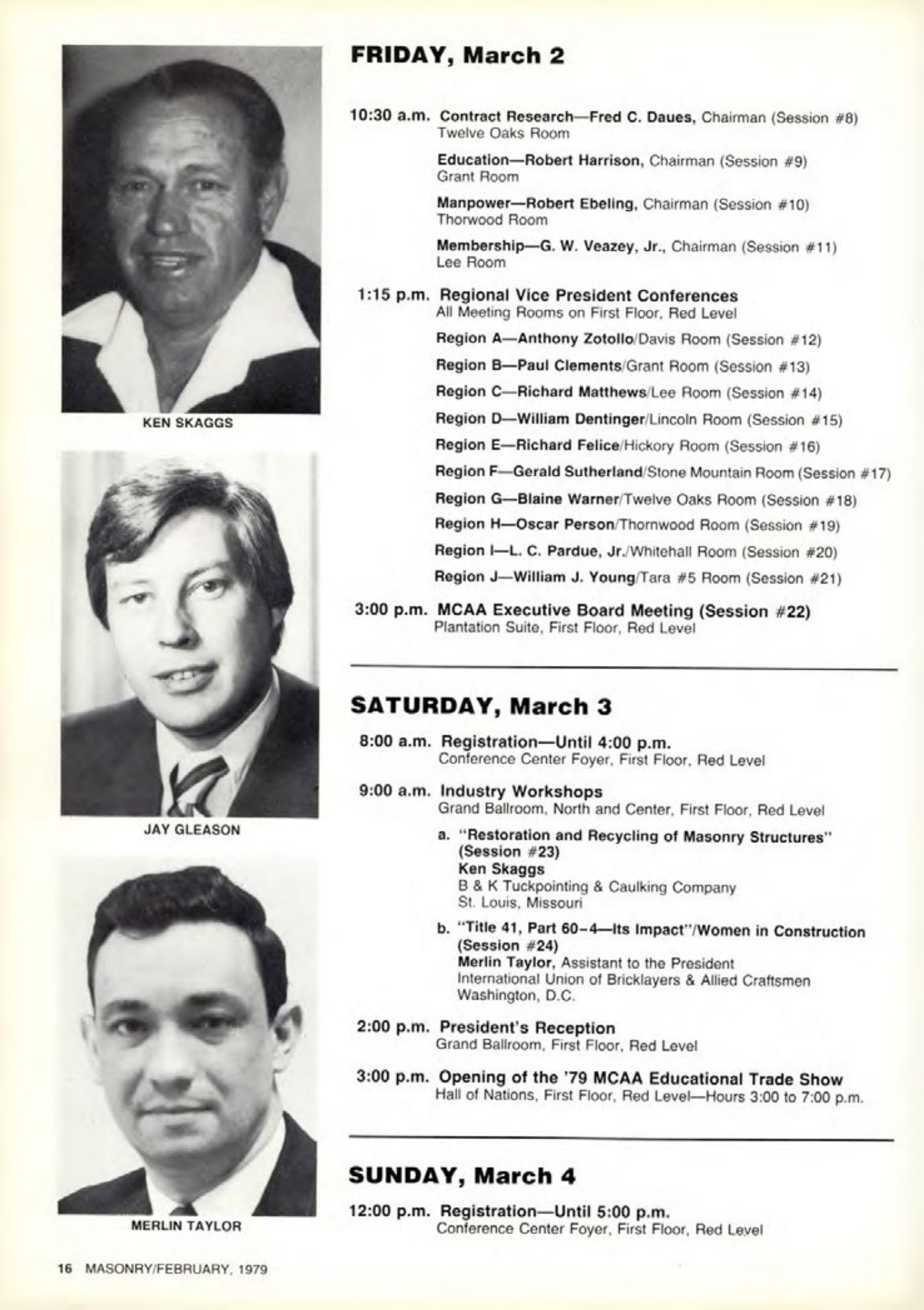 Masonry Magazine February 1979 Page. 16