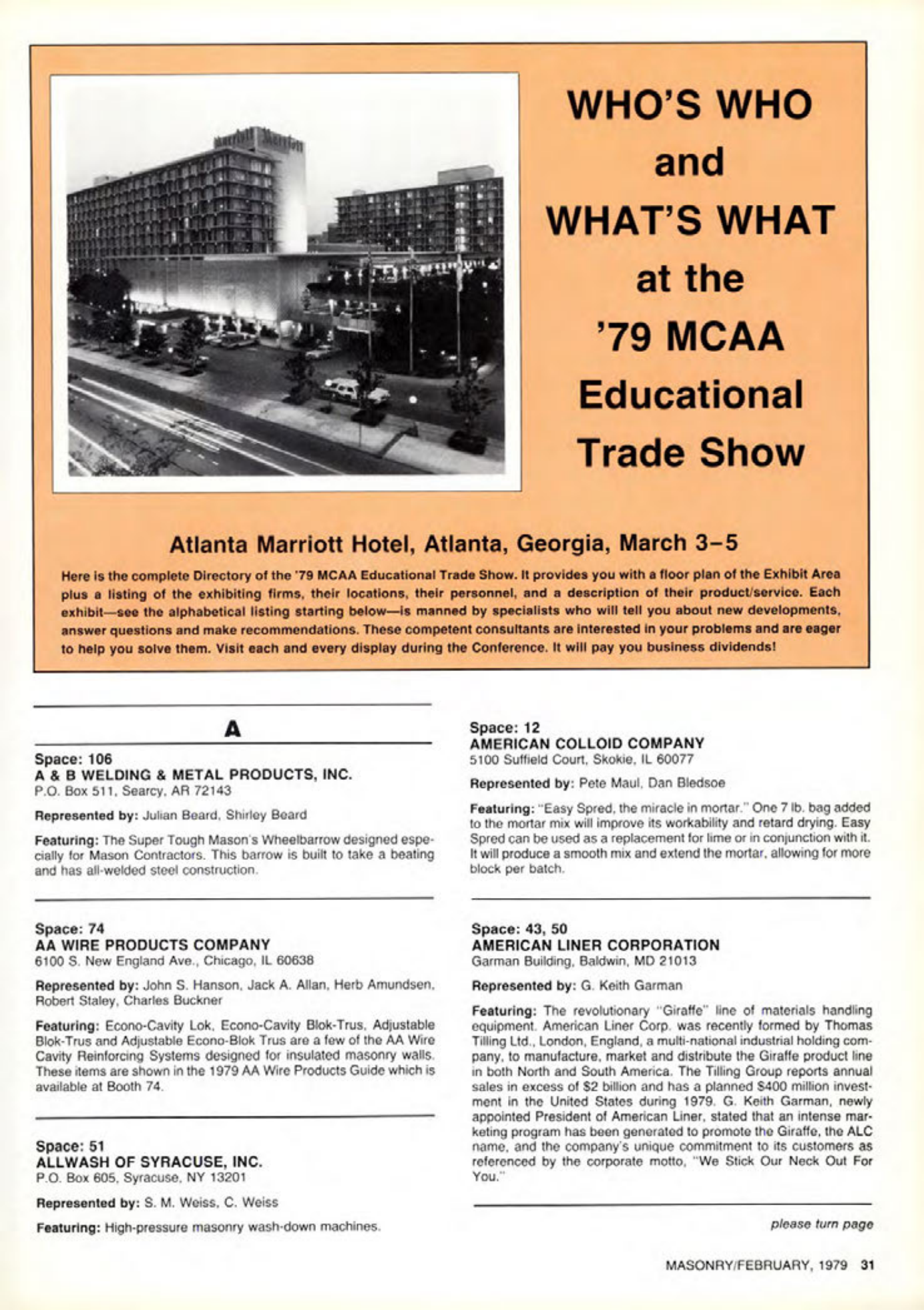 Masonry Magazine February 1979 Page. 31
