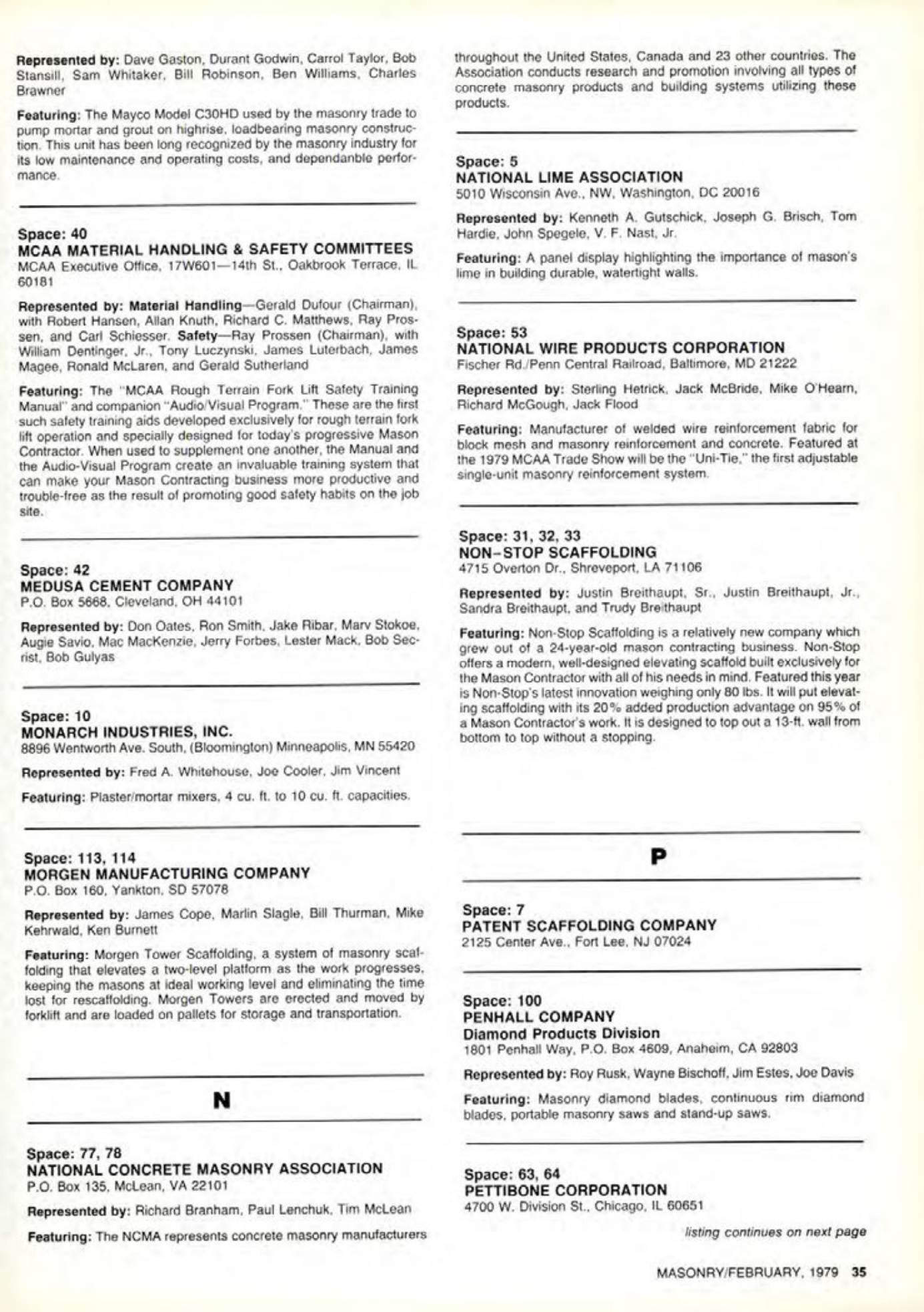 Masonry Magazine February 1979 Page. 35