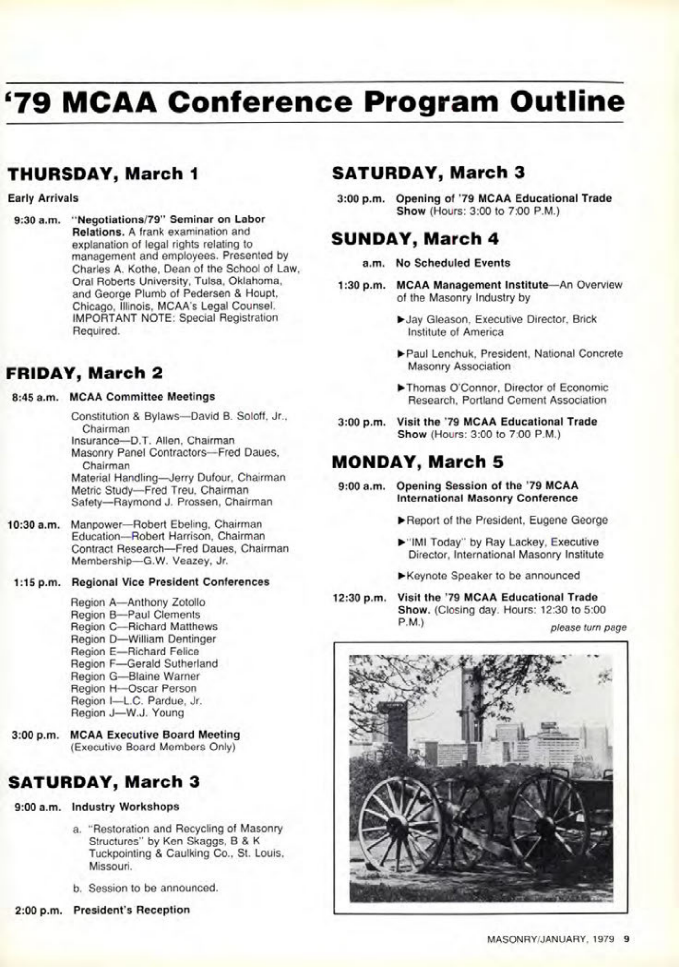 Masonry Magazine January 1979 Page. 9