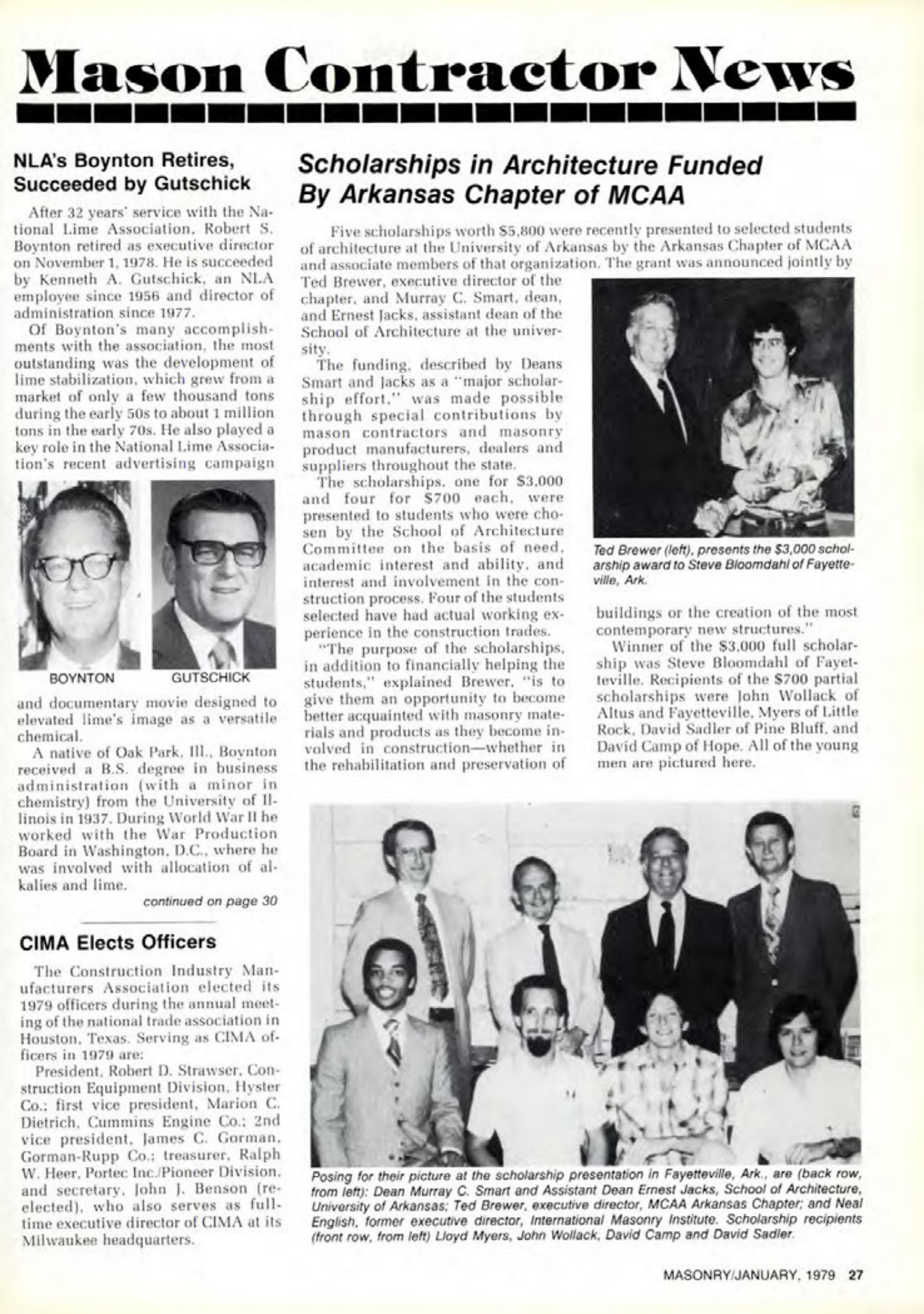 Masonry Magazine January 1979 Page.27