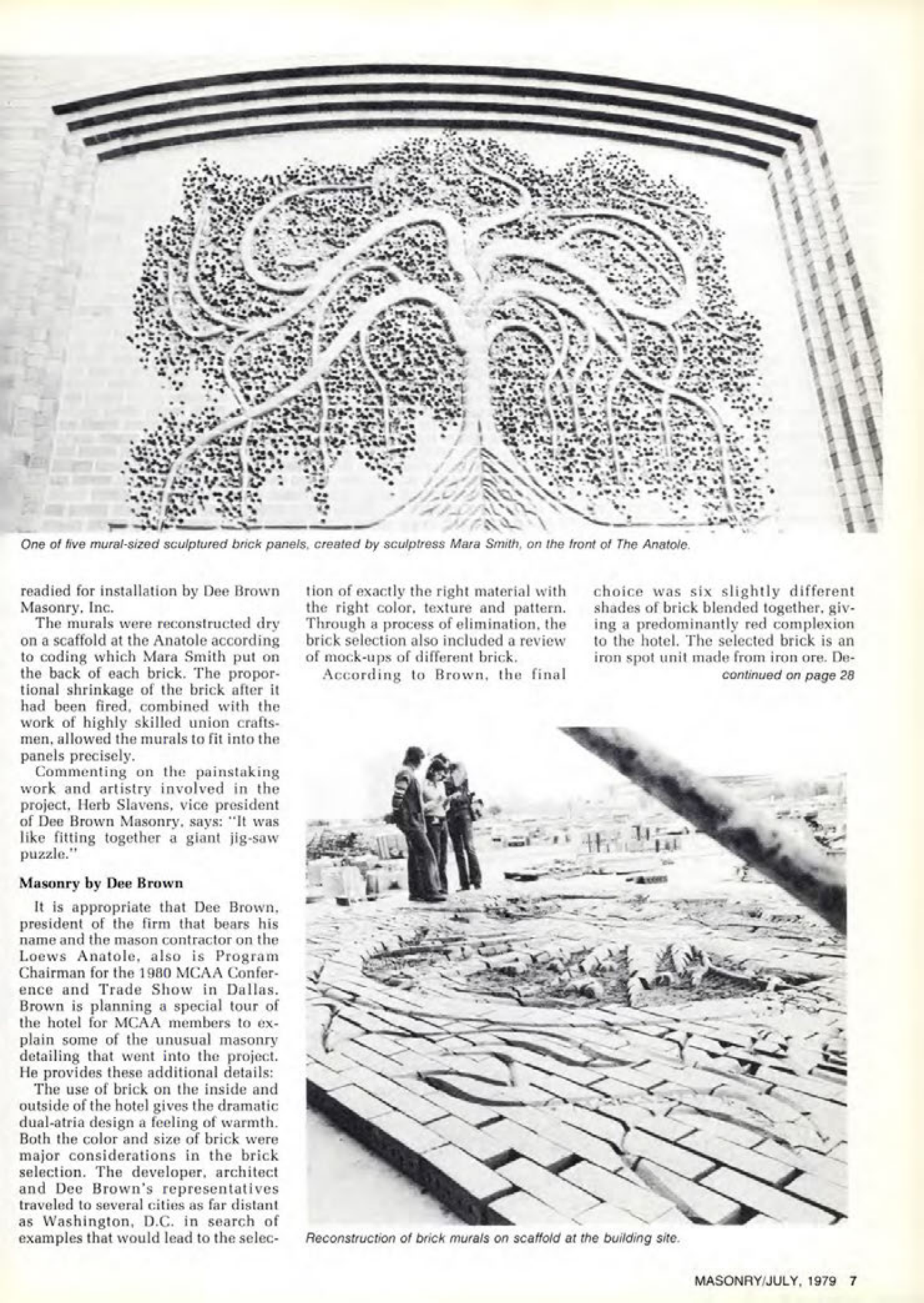 Masonry Magazine July 1979 Page. 7