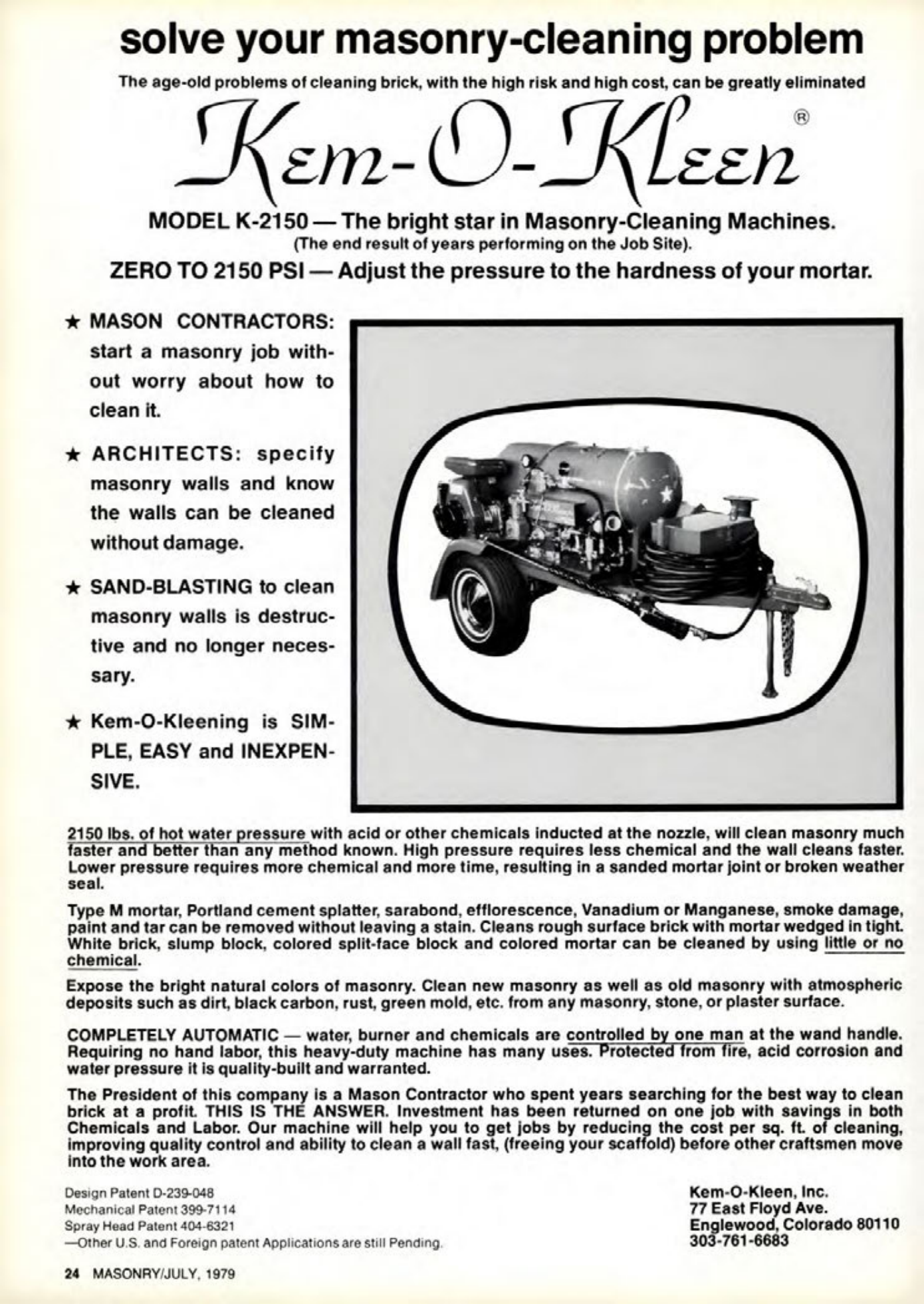 Masonry Magazine July 1979 Page. 24