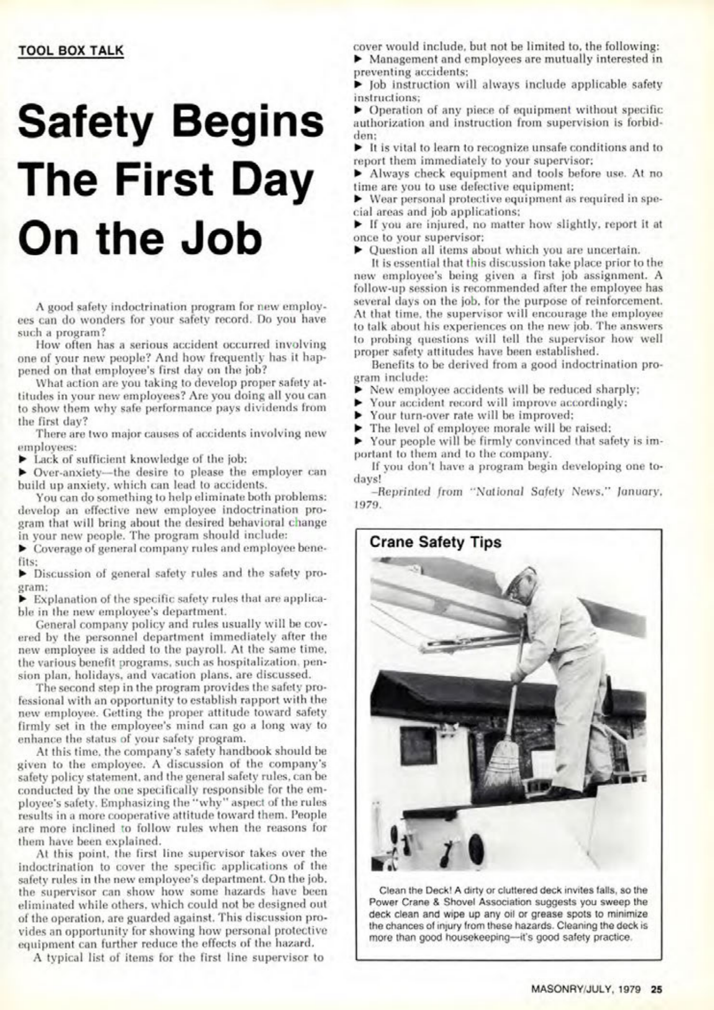 Masonry Magazine July 1979 Page. 25