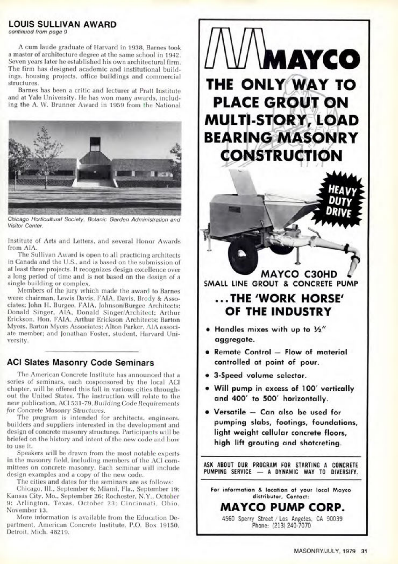 Masonry Magazine July 1979 Page. 31
