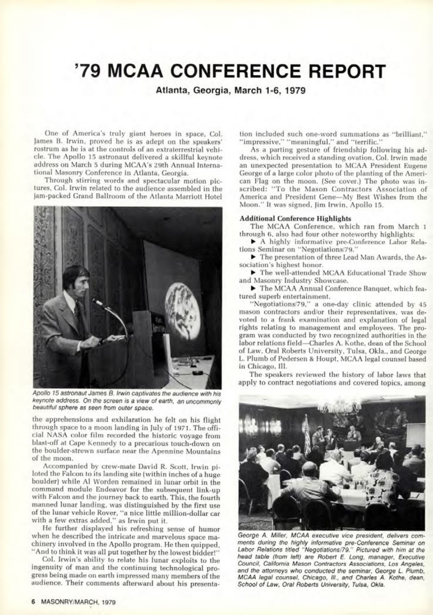Masonry Magazine March 1979 Page. 6