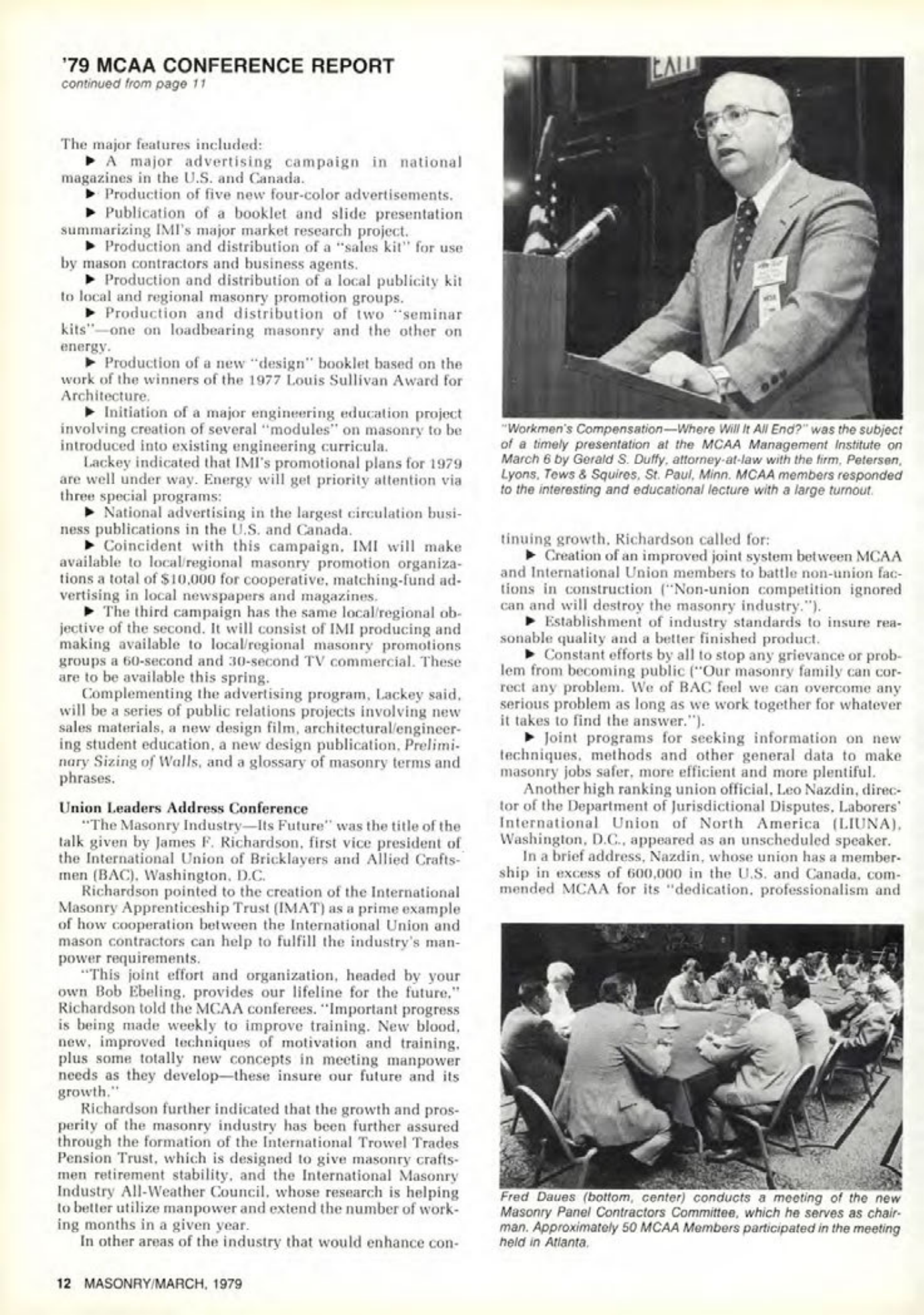 Masonry Magazine March 1979 Page. 12
