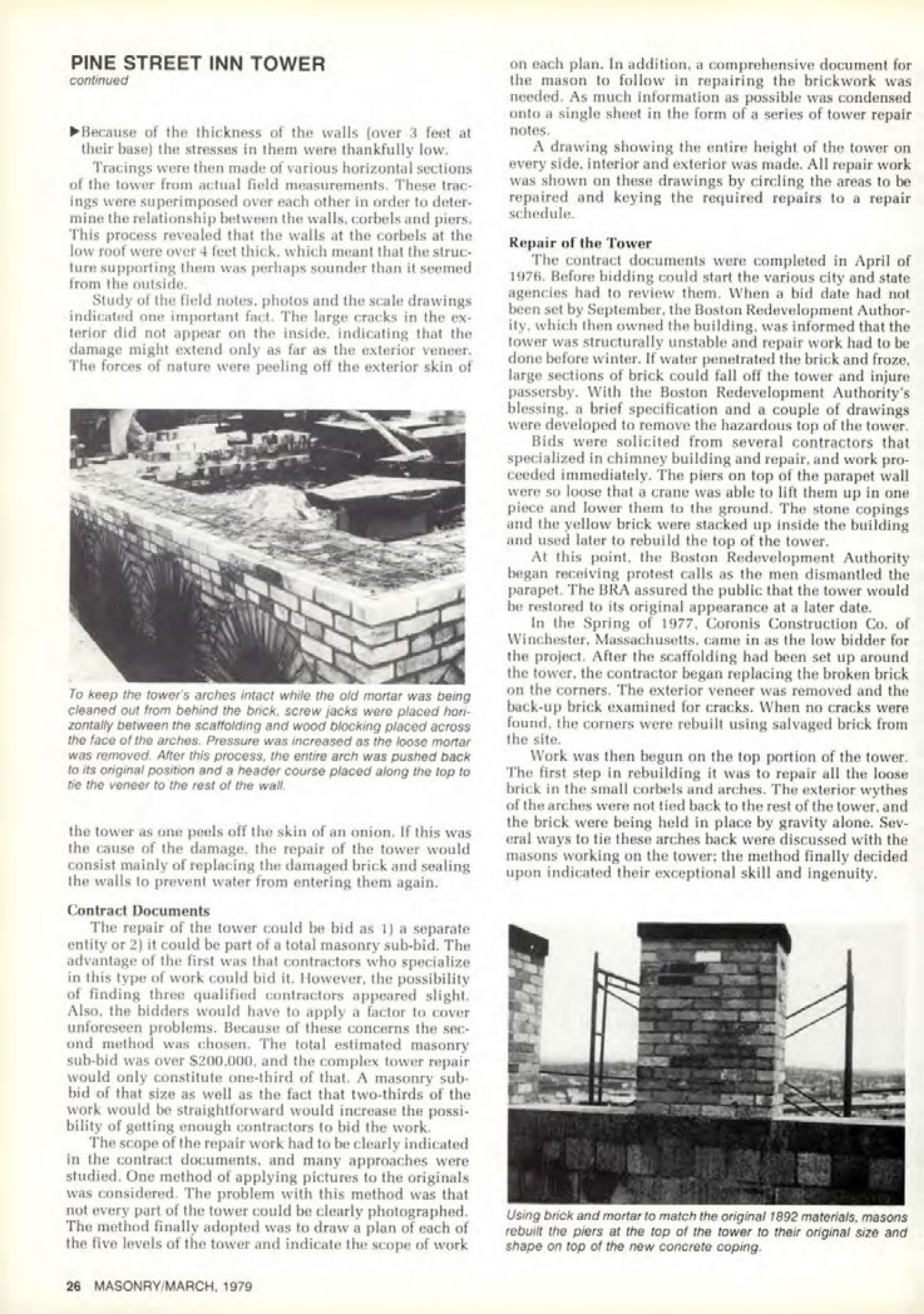 Masonry Magazine March 1979 Page. 26