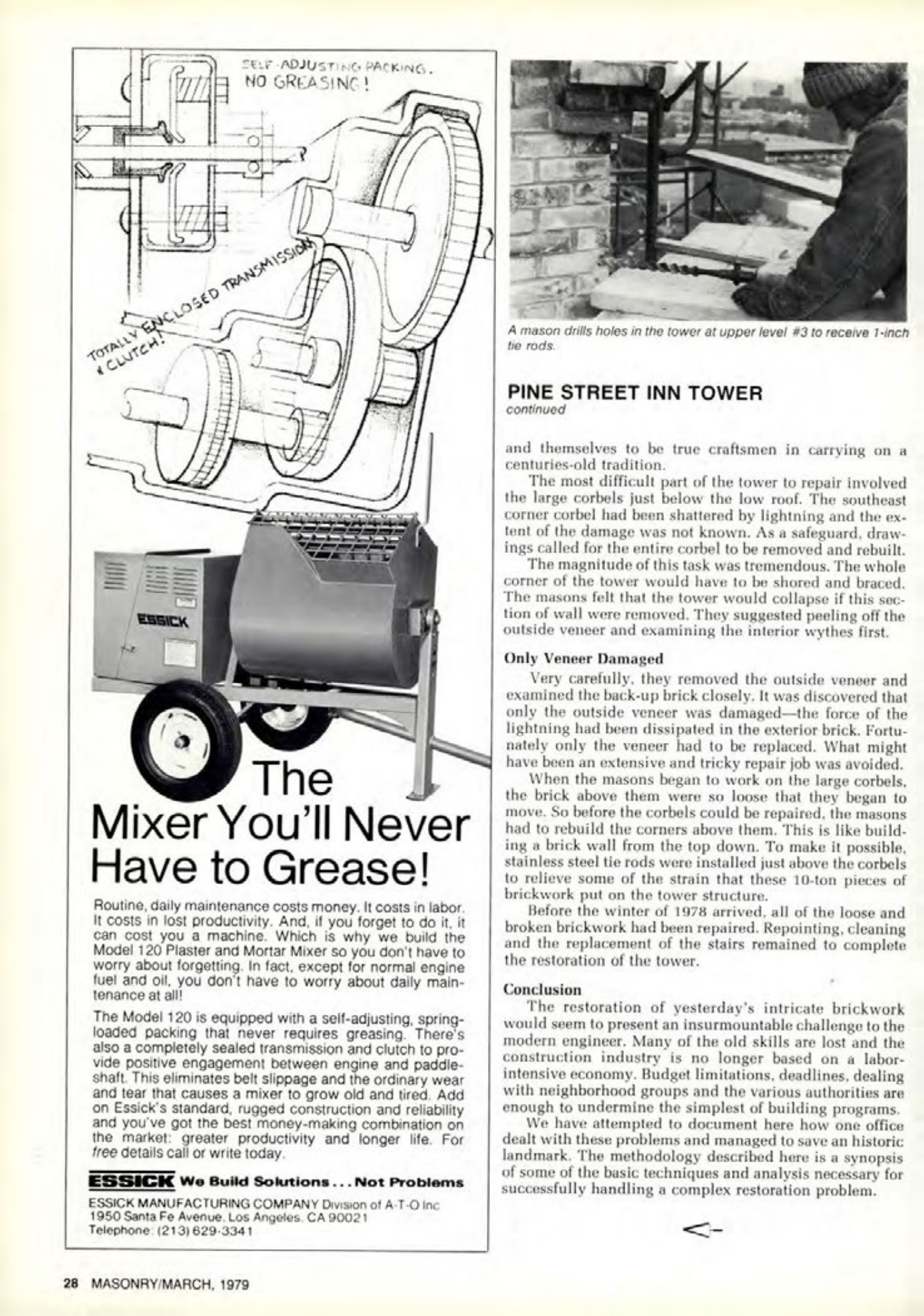Masonry Magazine March 1979 Page. 28