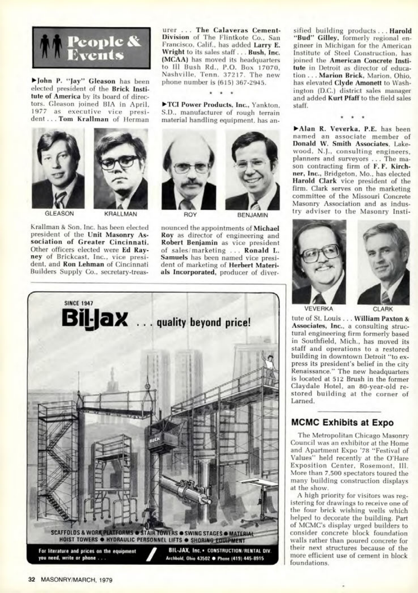 Masonry Magazine March 1979 Page. 32