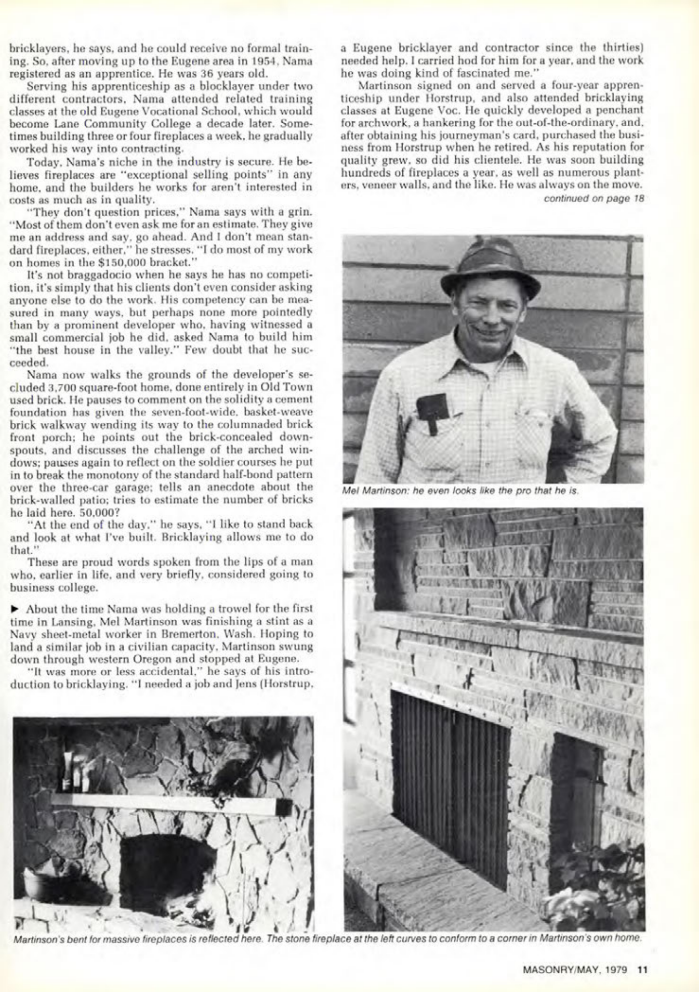 Masonry Magazine May 1979 Page. 11
