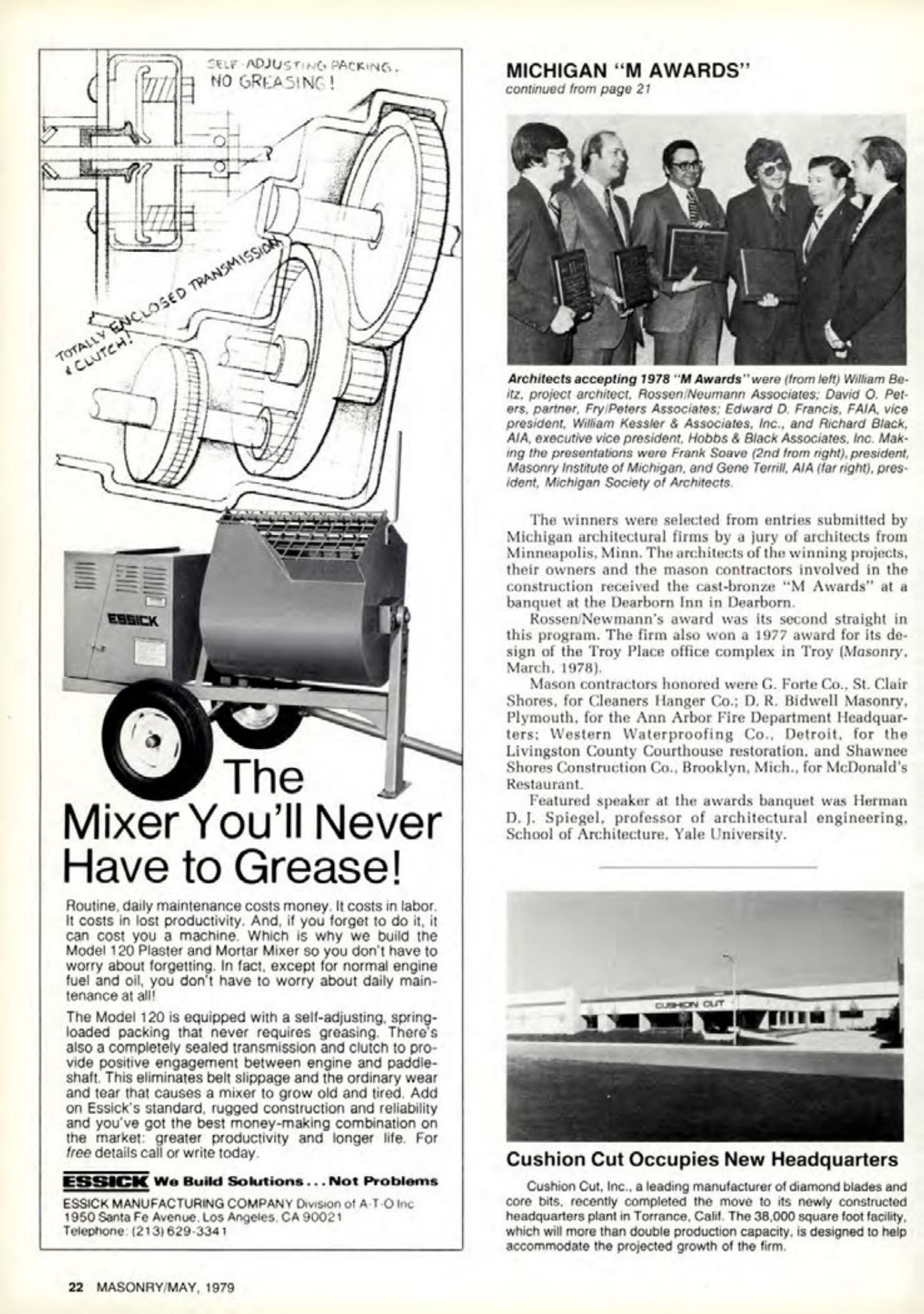 Masonry Magazine May 1979 Page. 22