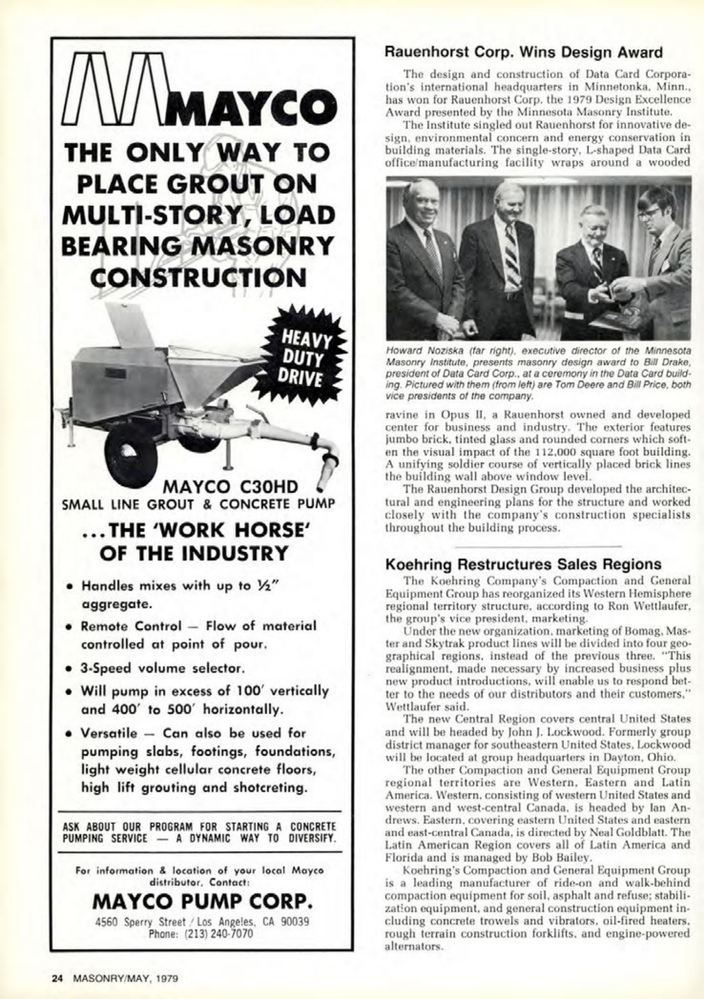 Masonry Magazine May 1979 Page. 24