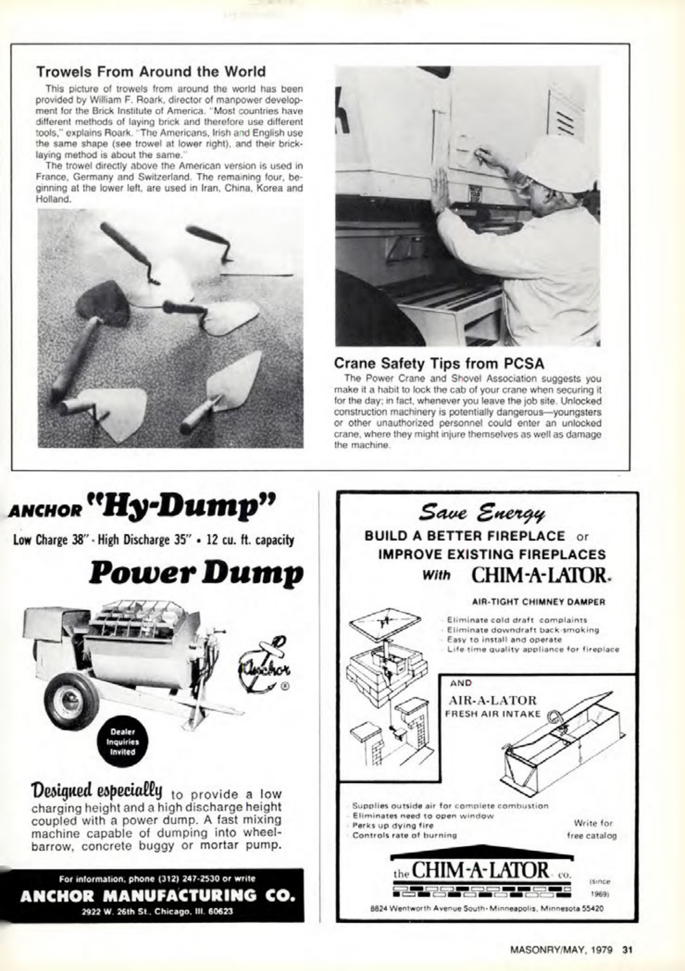 Masonry Magazine May 1979 Page. 31