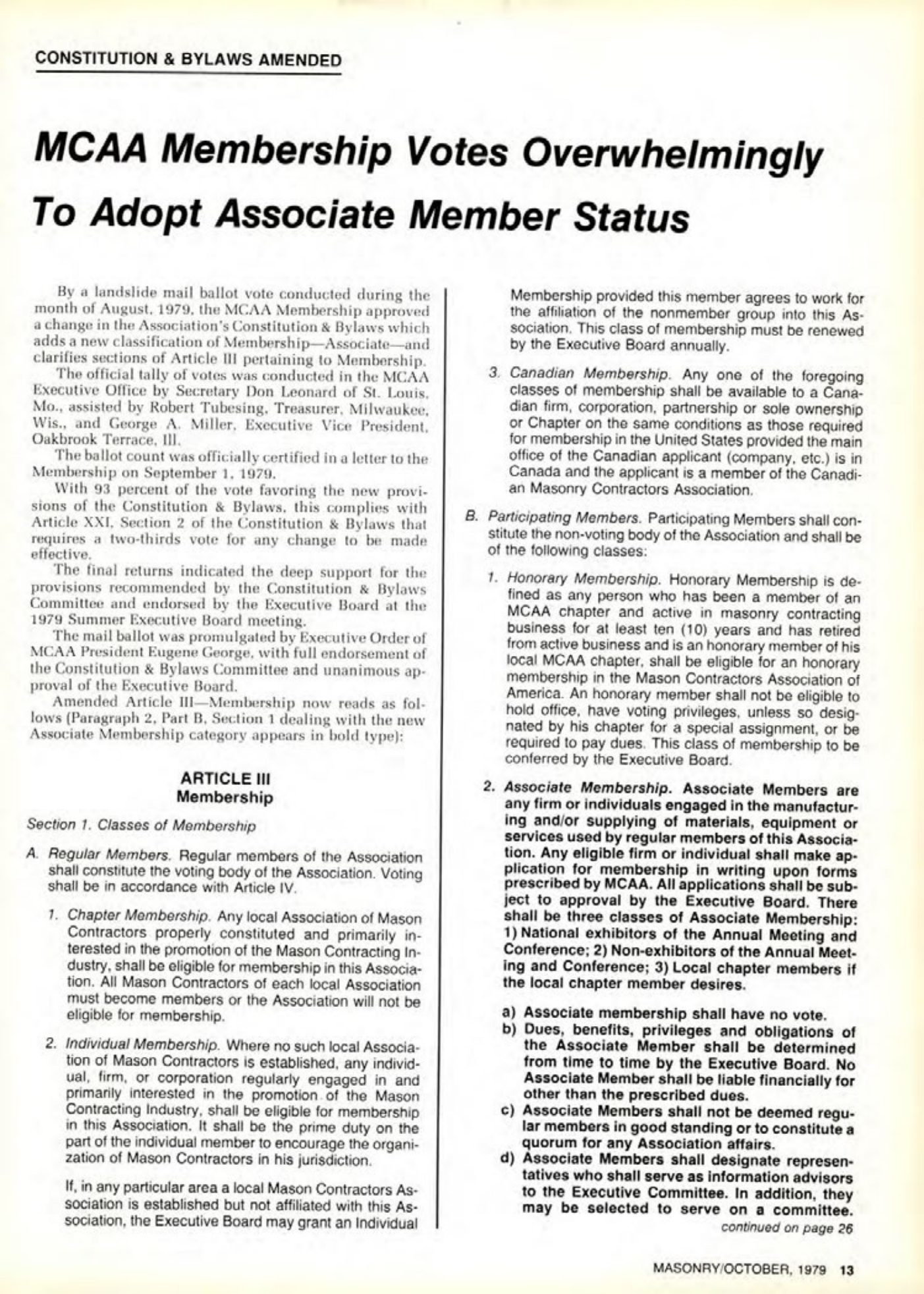 Masonry Magazine October 1979 Page. 13