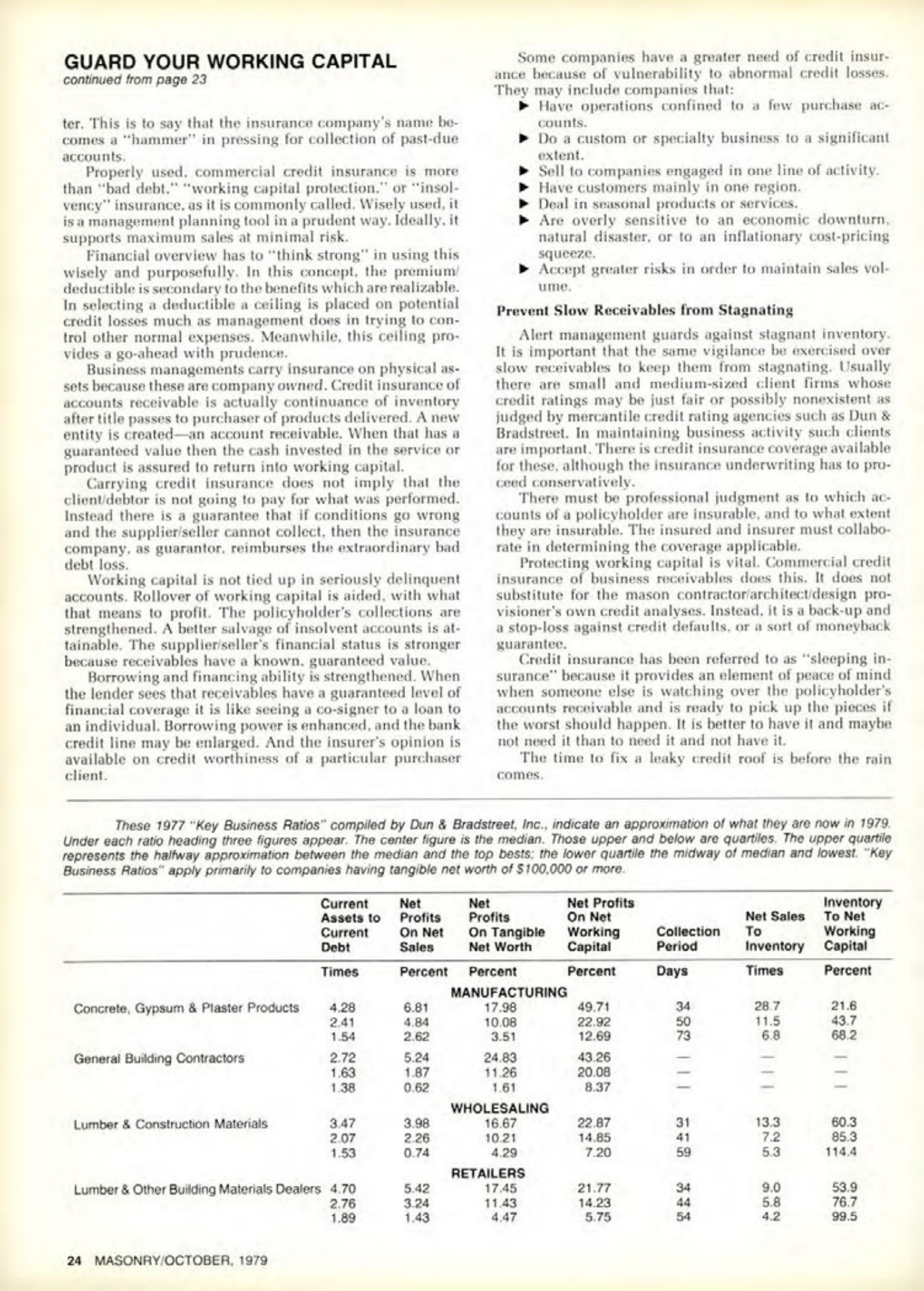 Masonry Magazine October 1979 Page. 24
