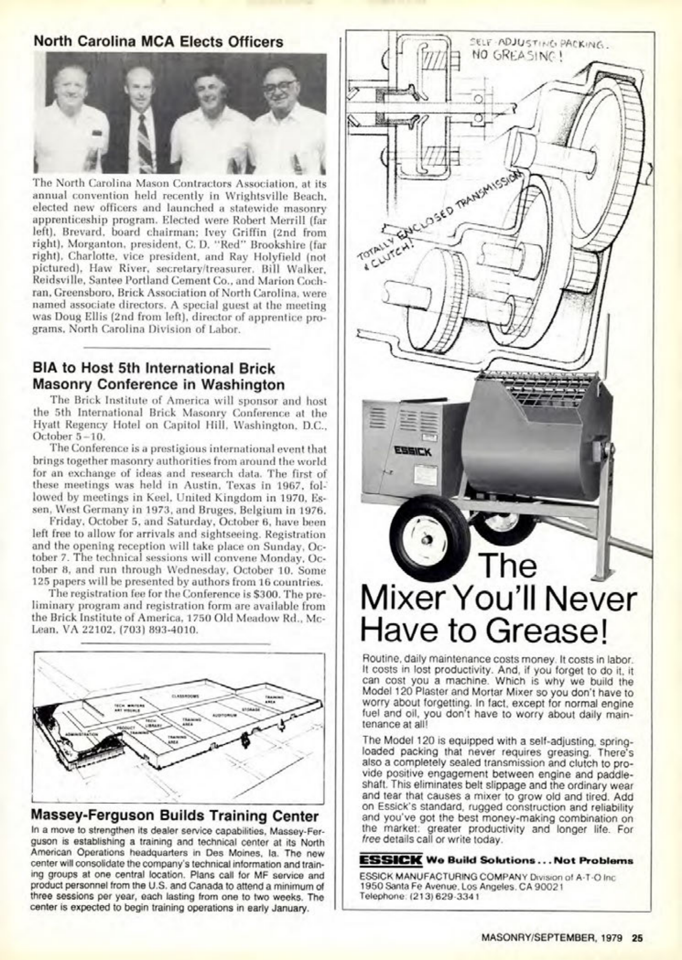Masonry Magazine September 1979 Page. 25