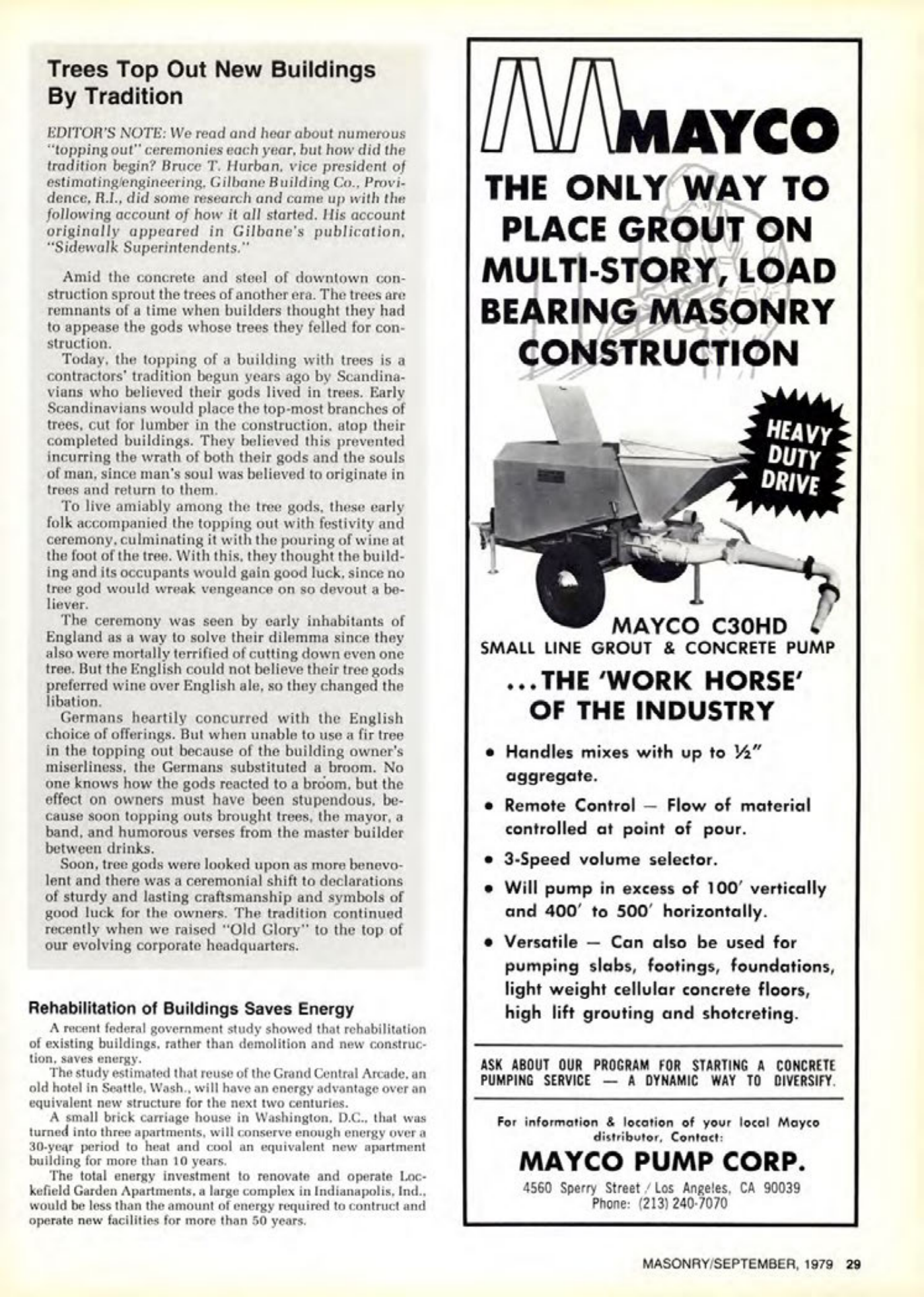 Masonry Magazine September 1979 Page. 29