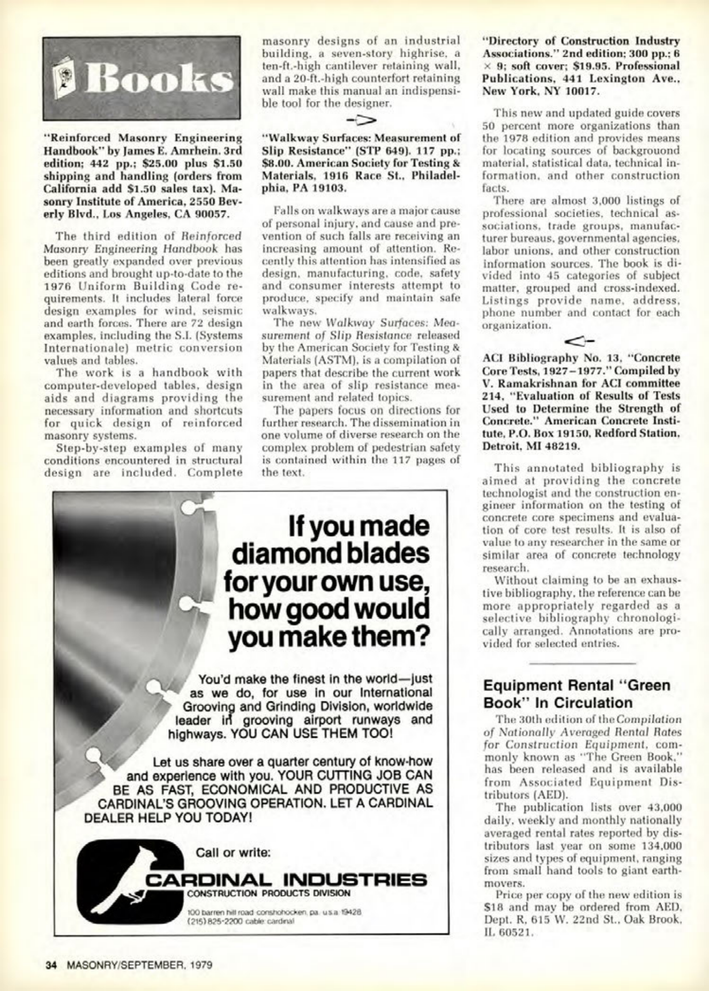 Masonry Magazine September 1979 Page. 34