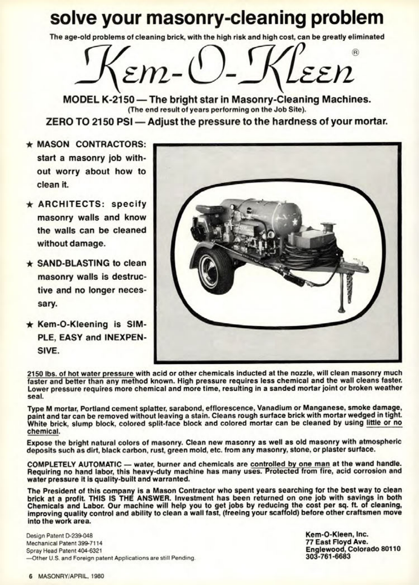 Masonry Magazine April 1980 Page. 6