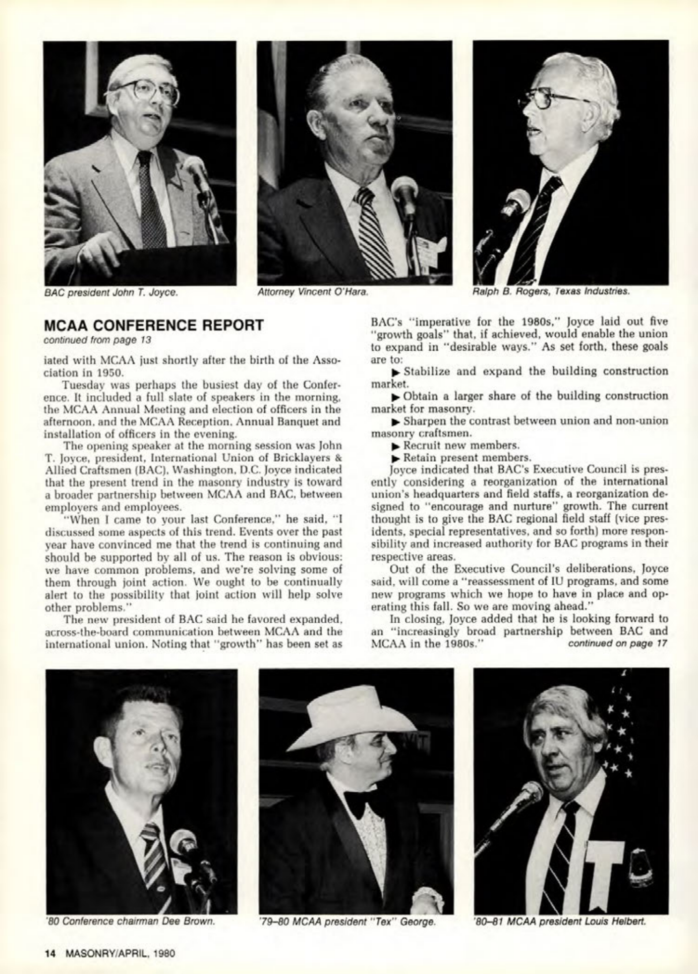 Masonry Magazine April 1980 Page. 14