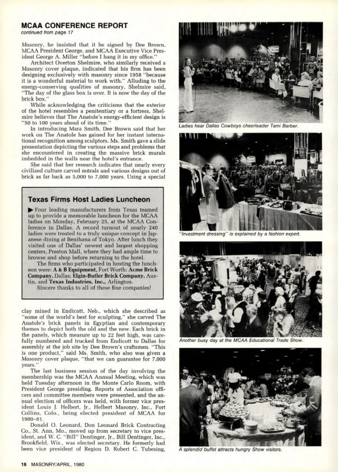 Masonry Magazine April 1980 Page. 18