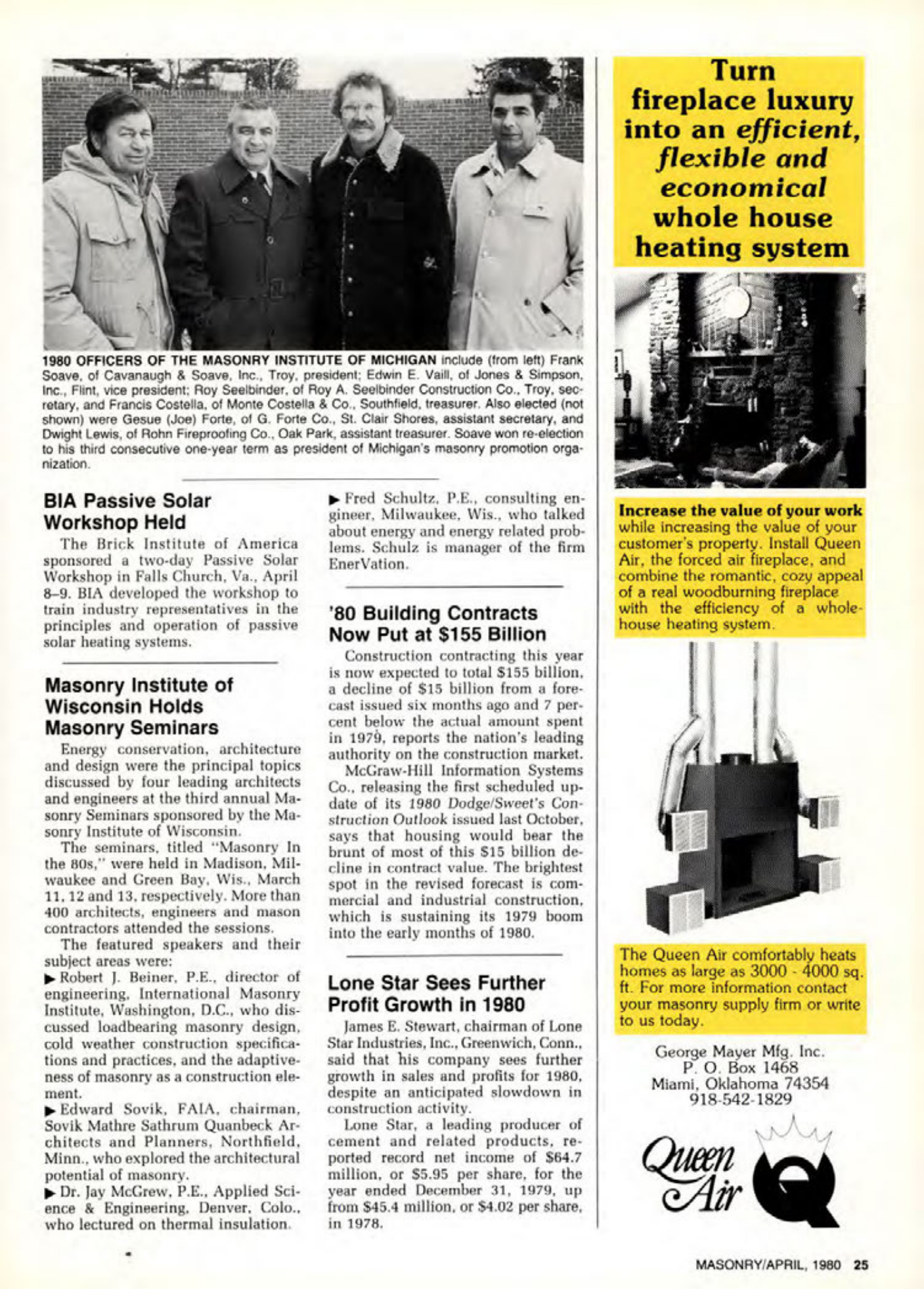 Masonry Magazine April 1980 Page. 25