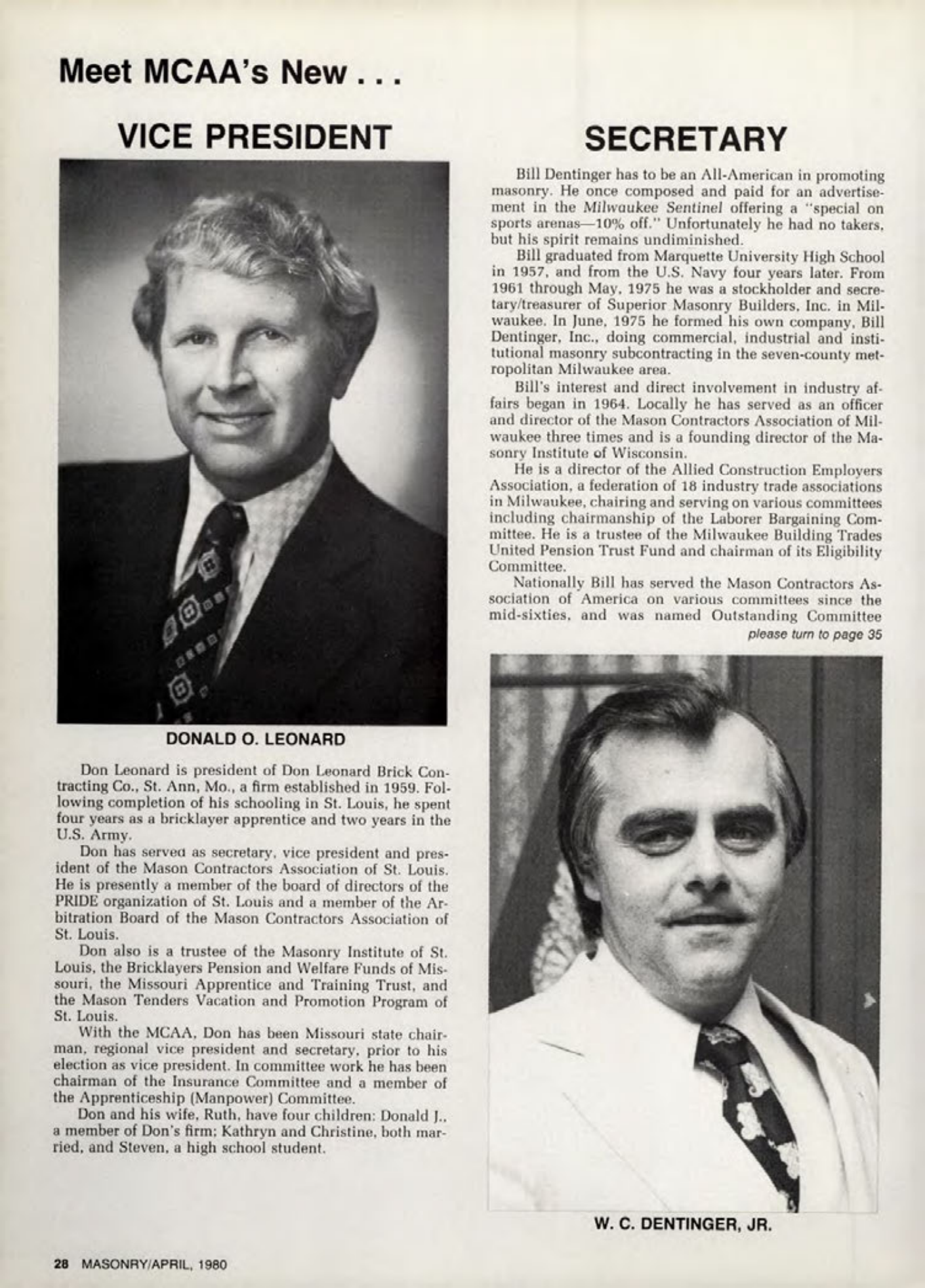 Masonry Magazine April 1980 Page. 28