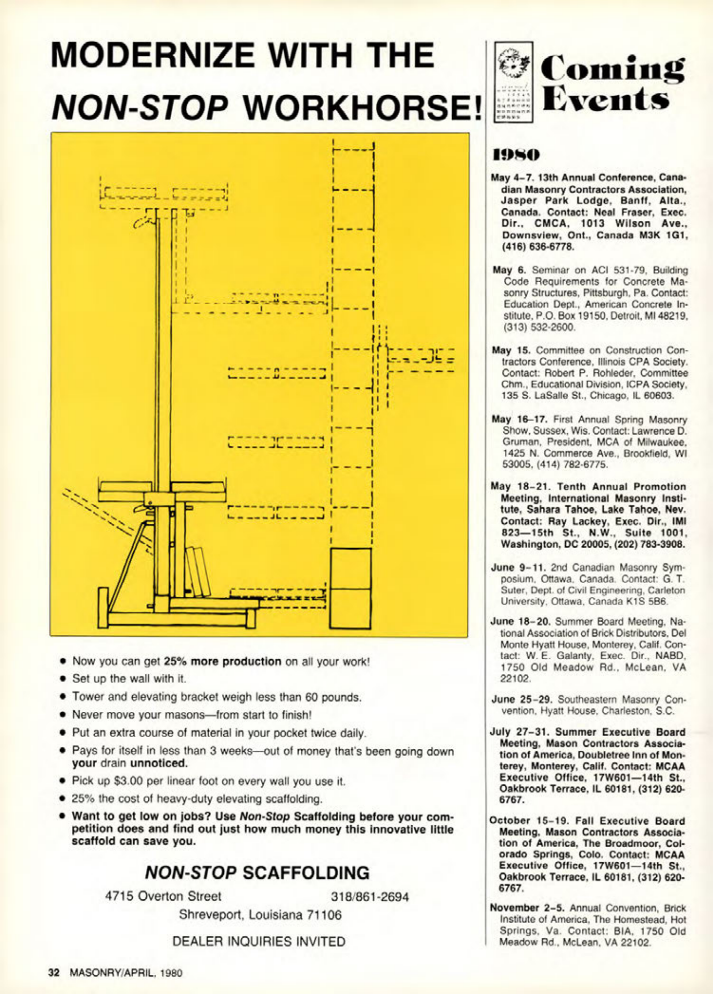 Masonry Magazine April 1980 Page. 32