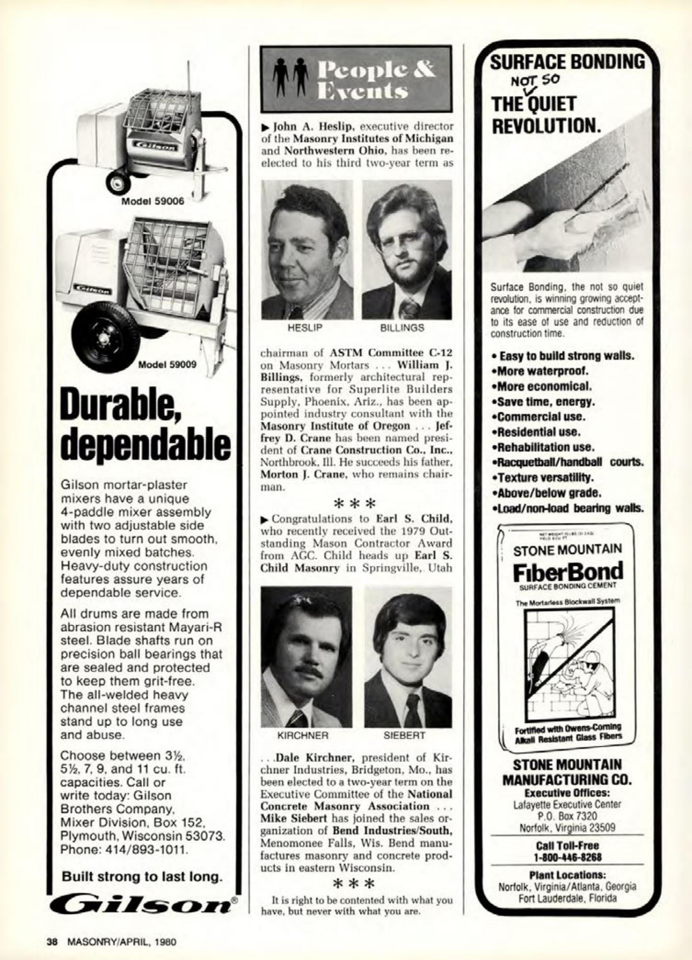 Masonry Magazine April 1980 Page. 38