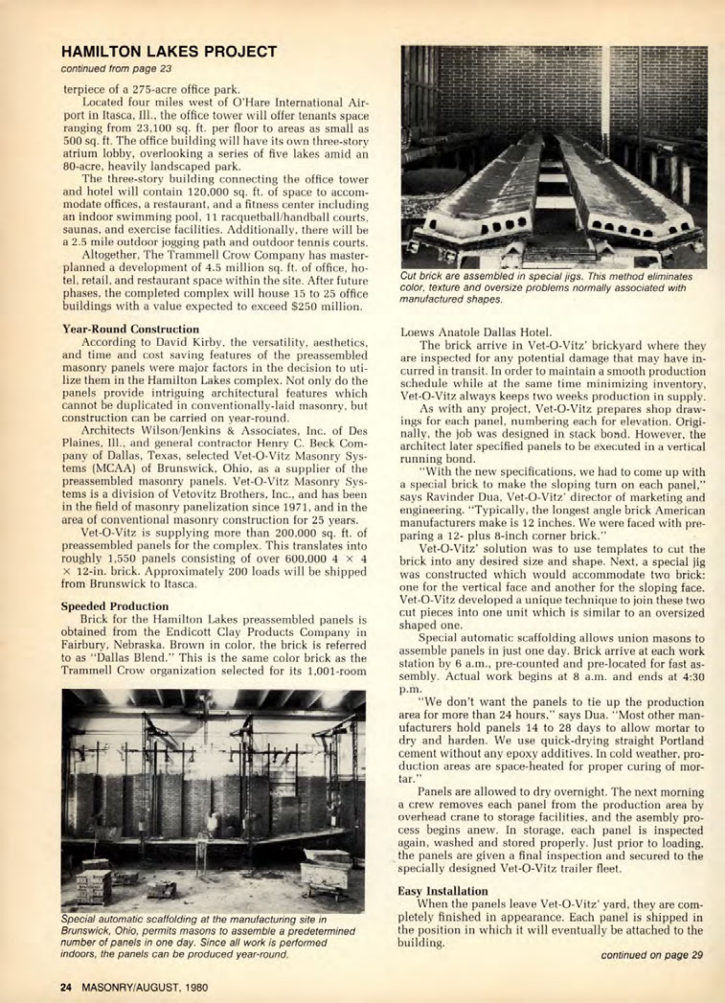 Masonry Magazine August 1980 Page. 24