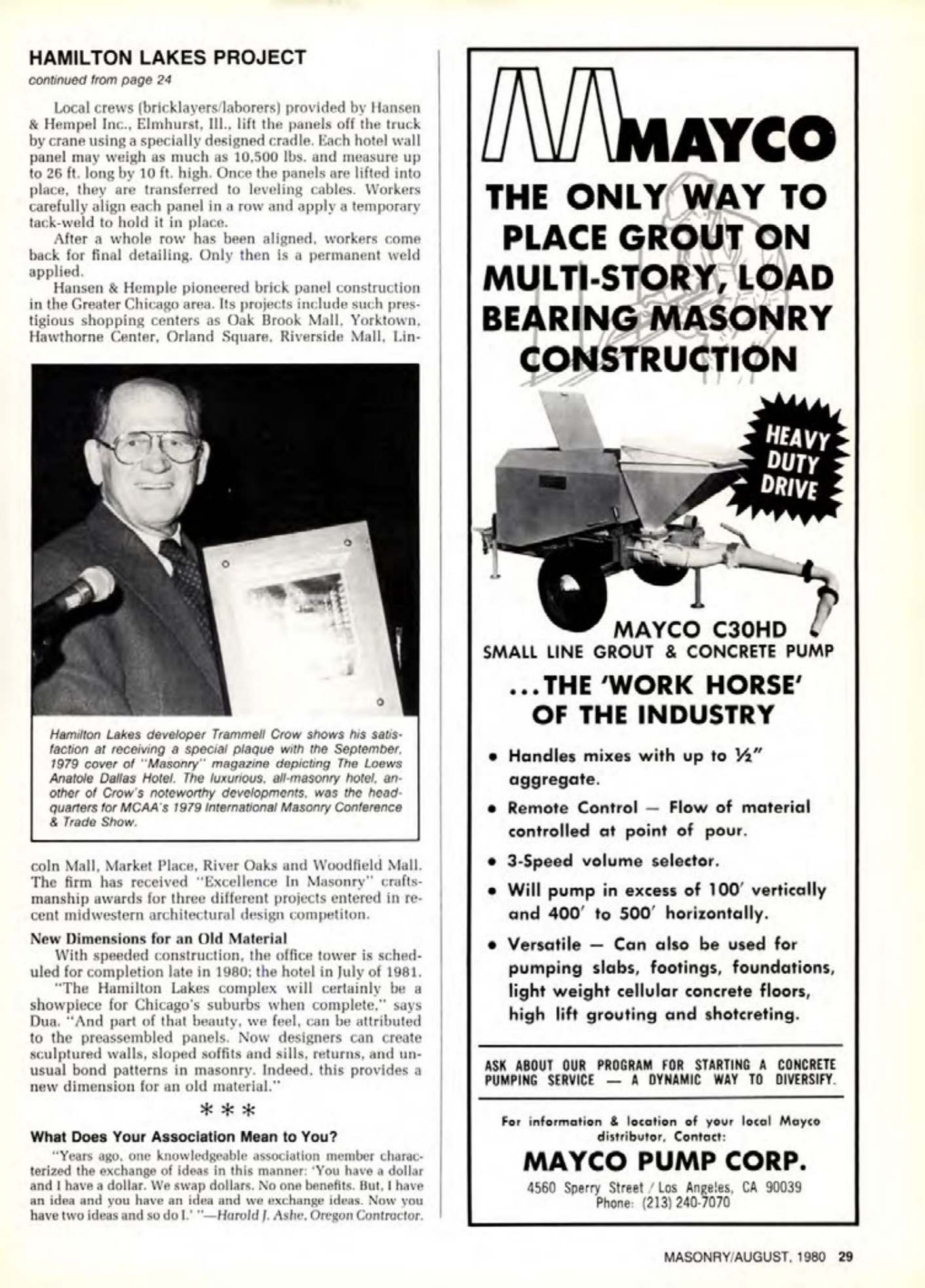 Masonry Magazine August 1980 Page. 29