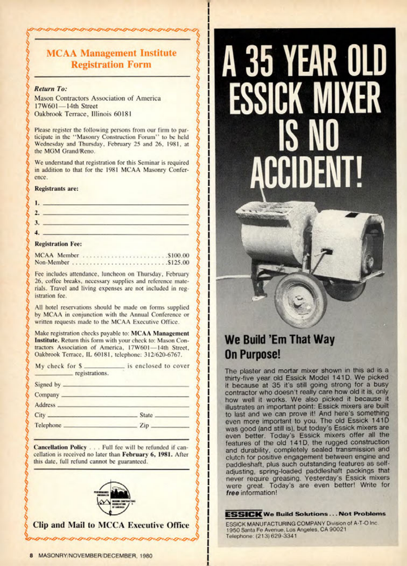 Masonry Magazine December 1980 Page. 8