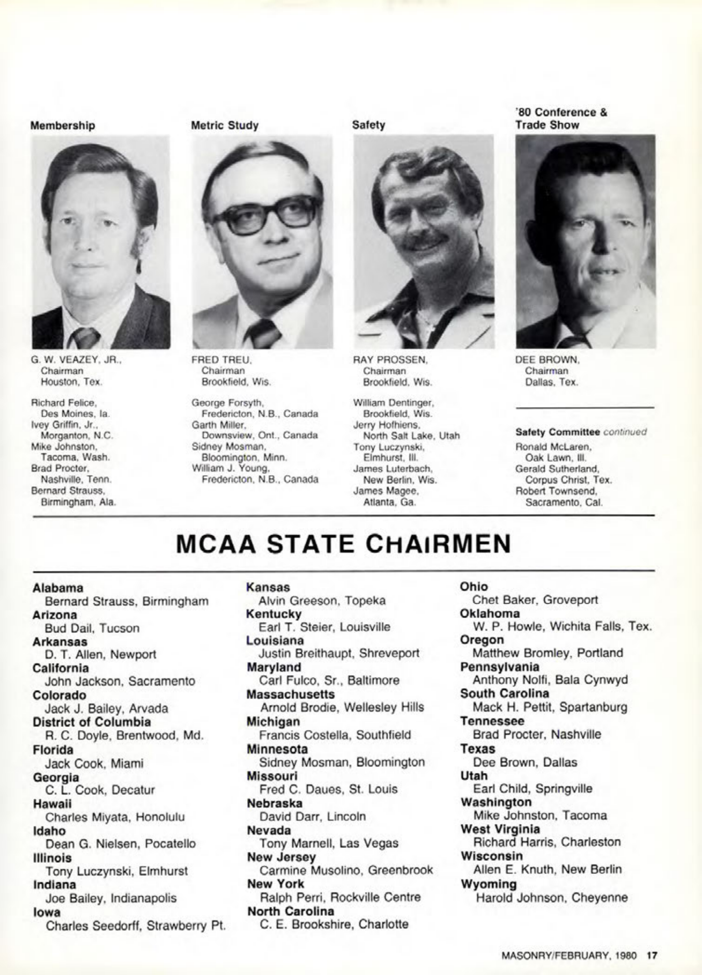 Masonry Magazine February 1980 Page. 17