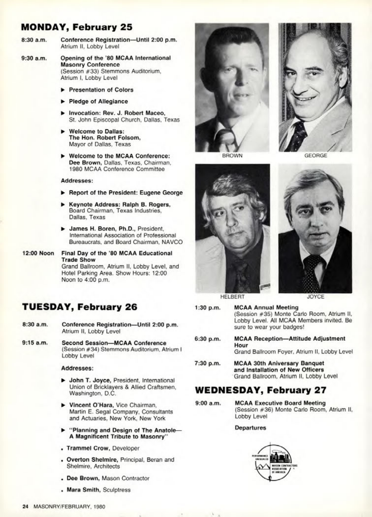 Masonry Magazine February 1980 Page. 24