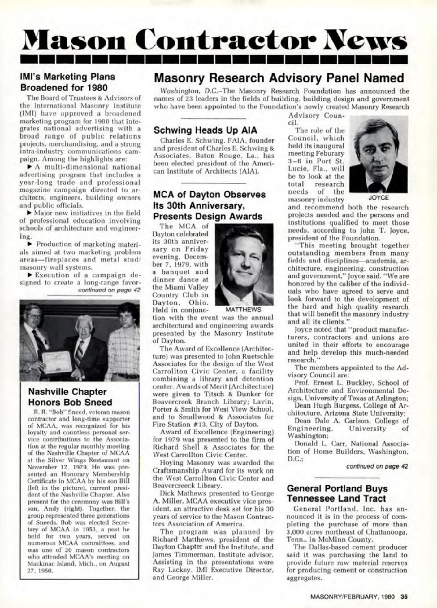 Masonry Magazine February 1980 Page. 35