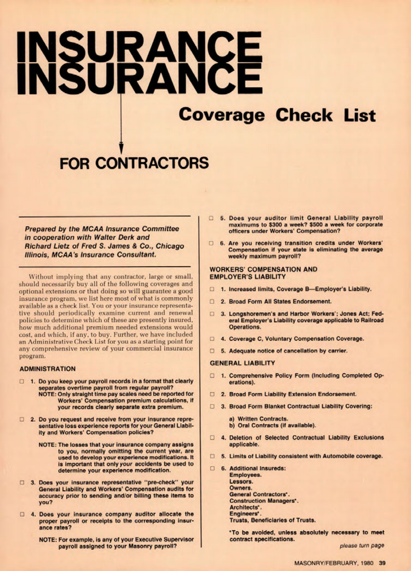 Masonry Magazine February 1980 Page. 39