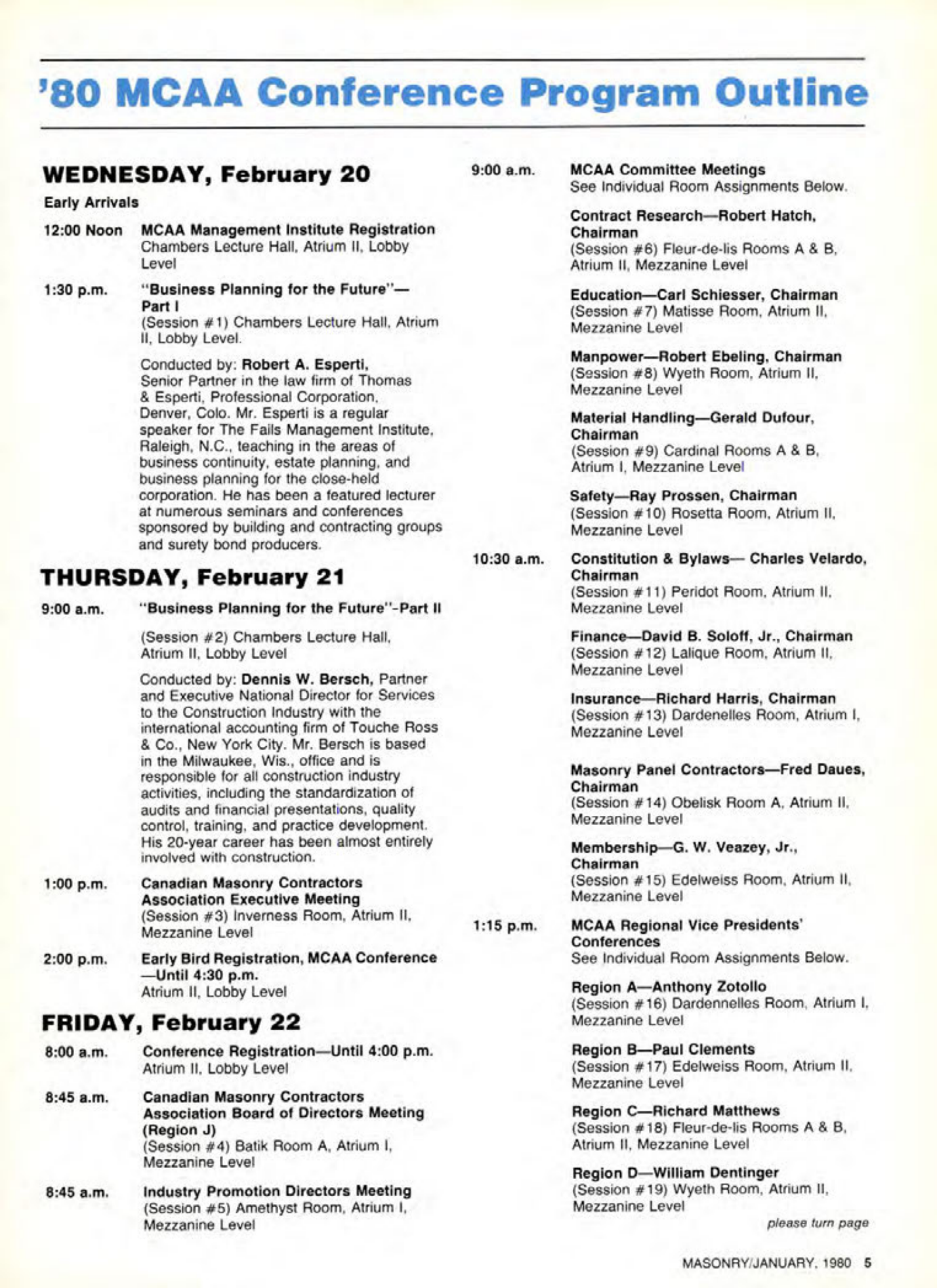 Masonry Magazine January 1980 Page. 5