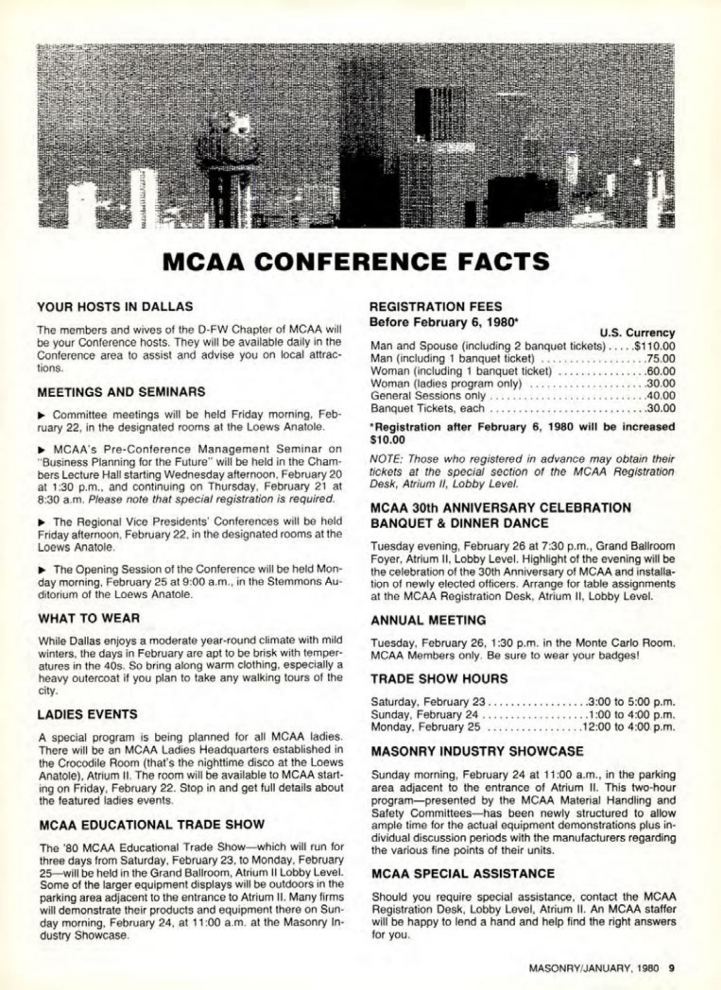 Masonry Magazine January 1980 Page. 9