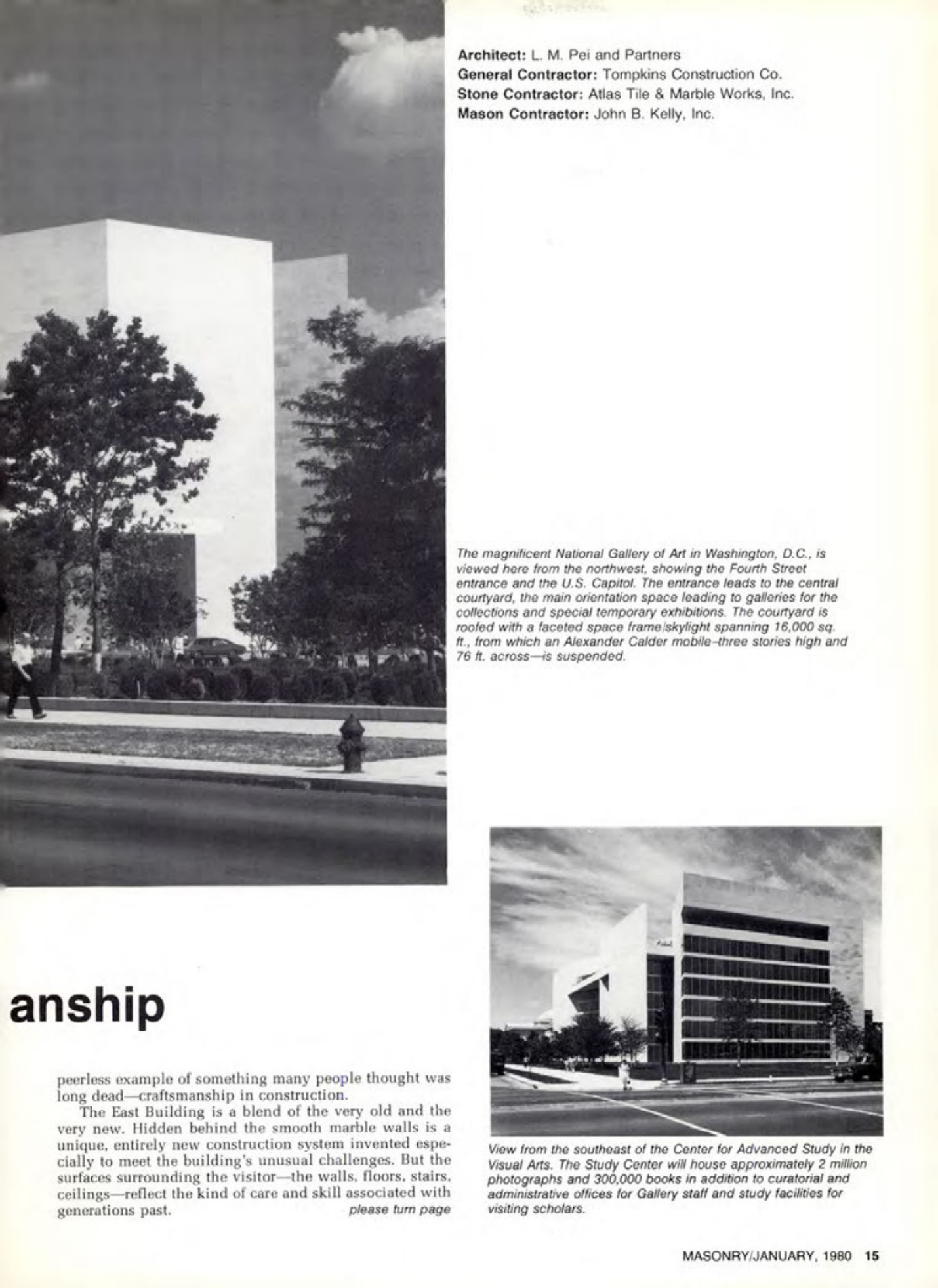 Masonry Magazine January 1980 Page.15