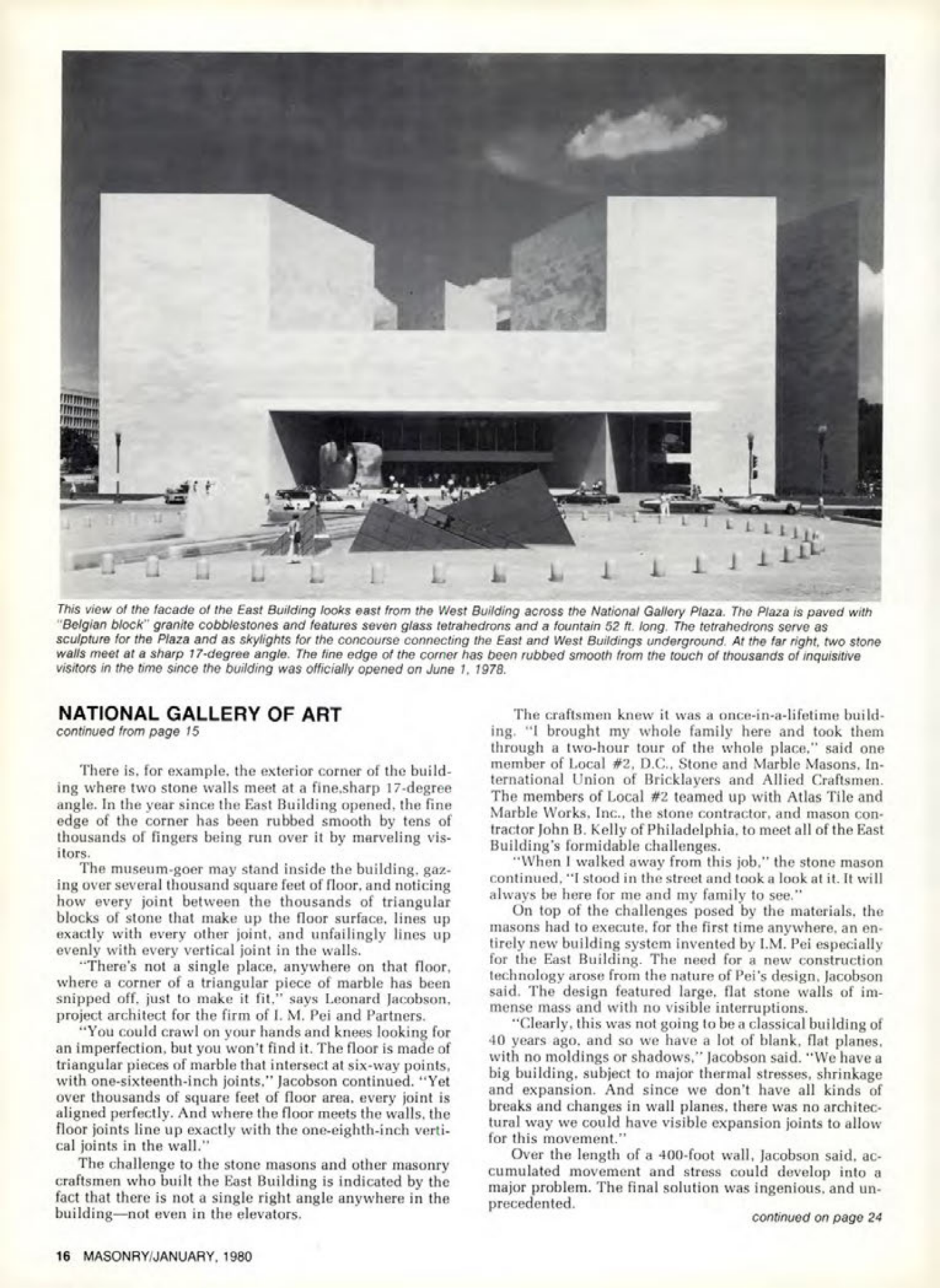 Masonry Magazine January 1980 Page.16