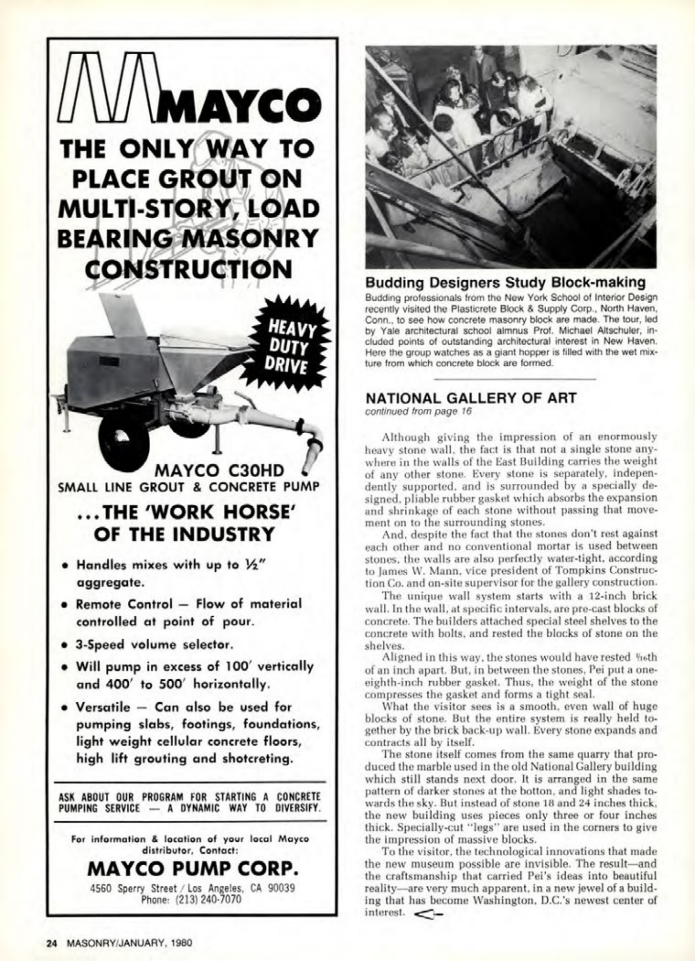 Masonry Magazine January 1980 Page.24