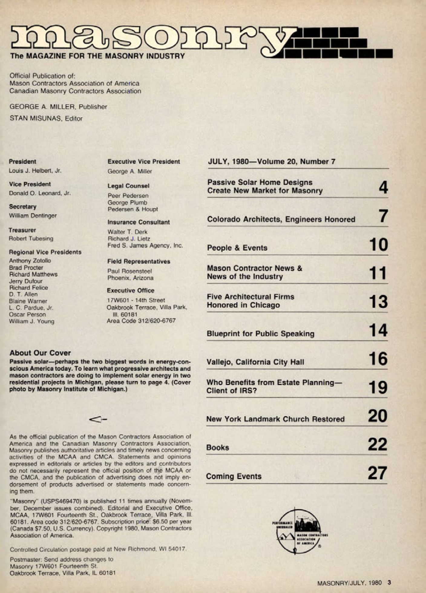 Masonry Magazine July 1980 Page. 3