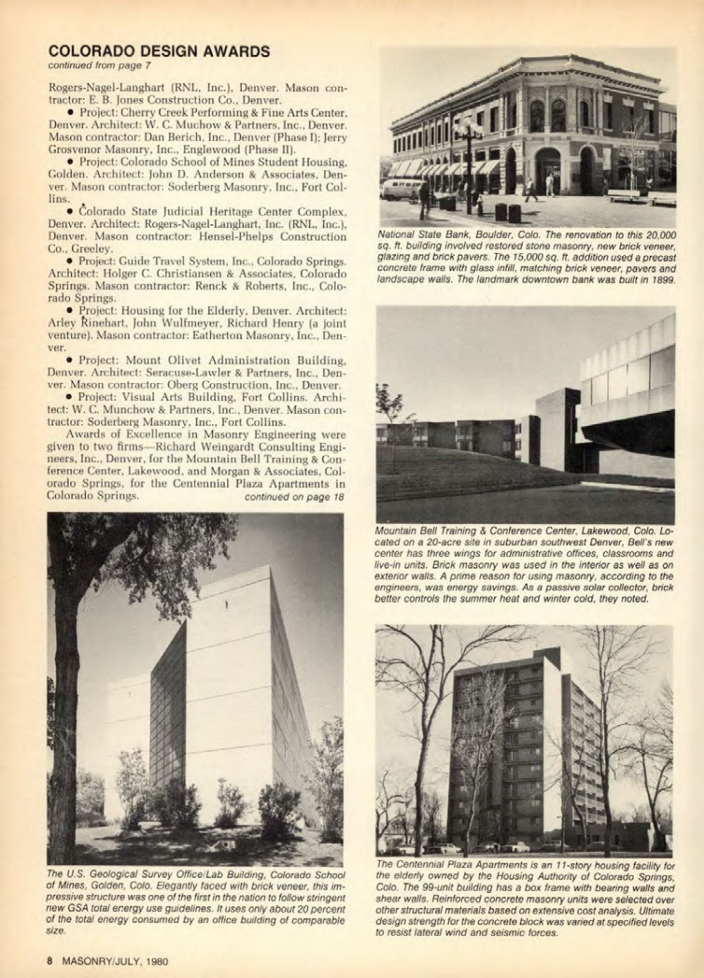 Masonry Magazine July 1980 Page. 8
