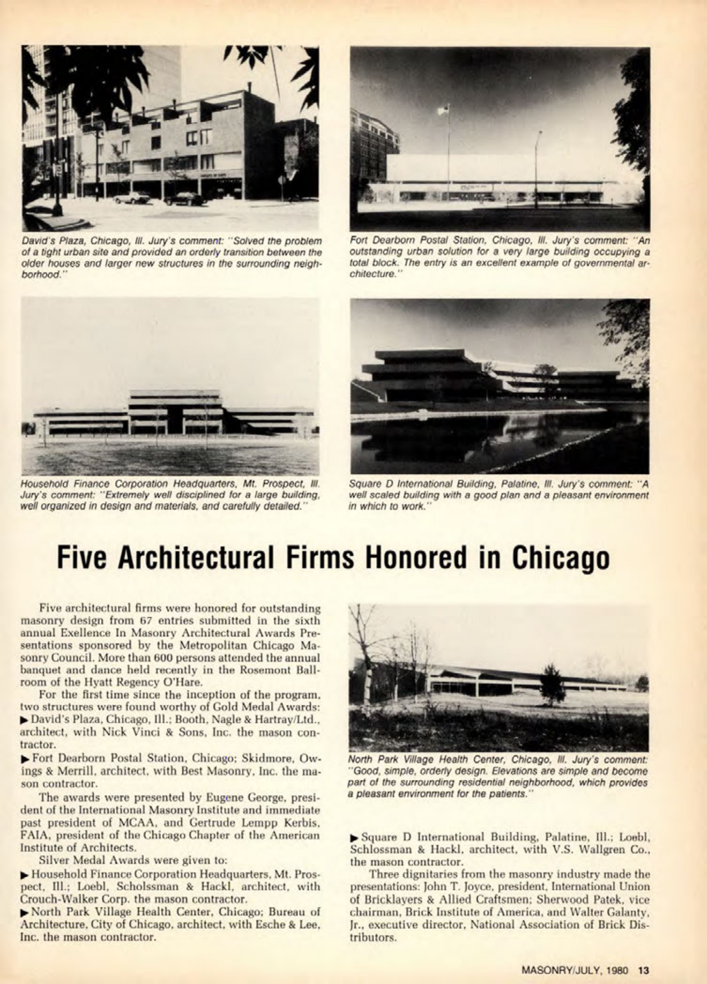 Masonry Magazine July 1980 Page. 13