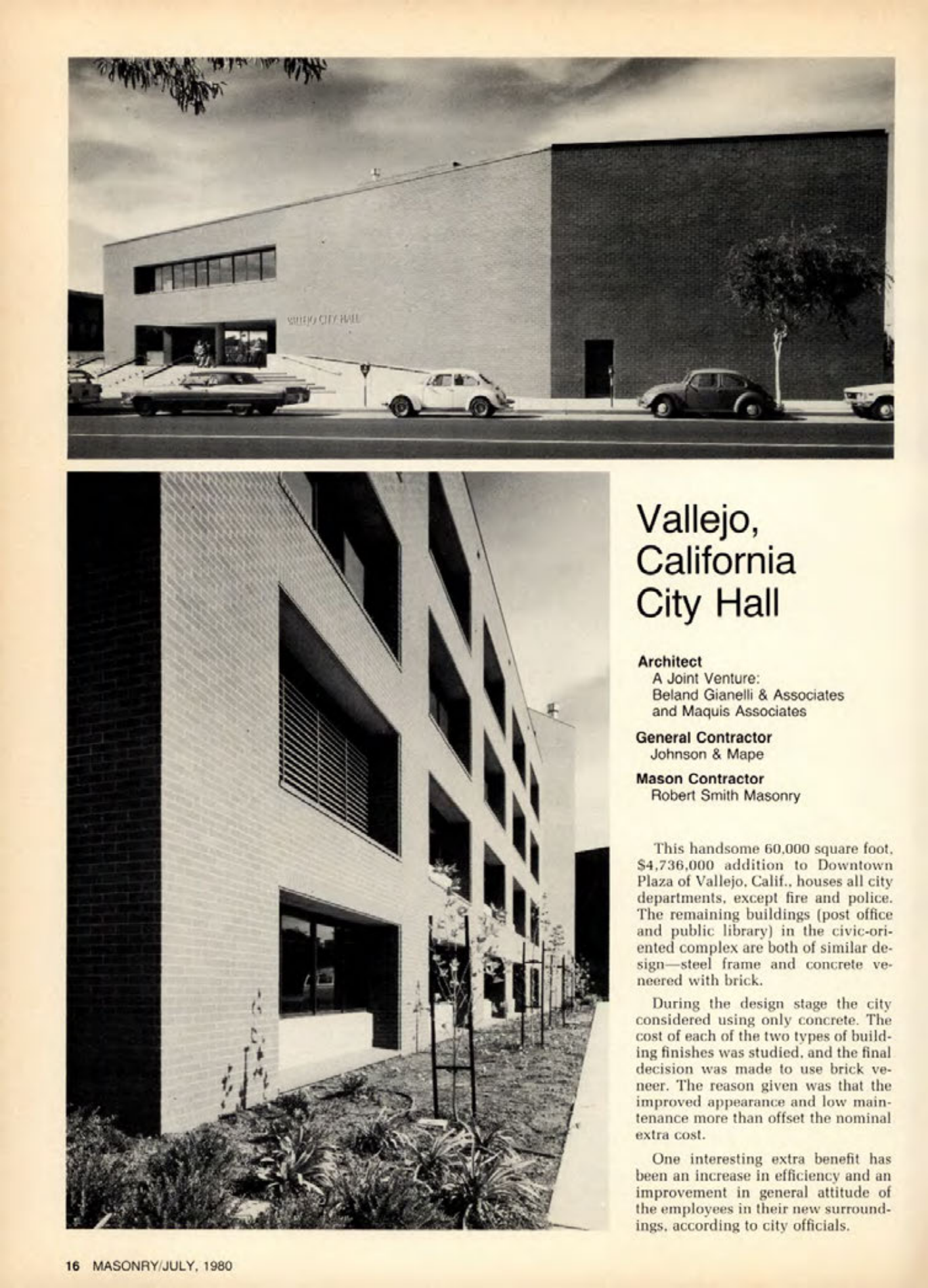 Masonry Magazine July 1980 Page. 16