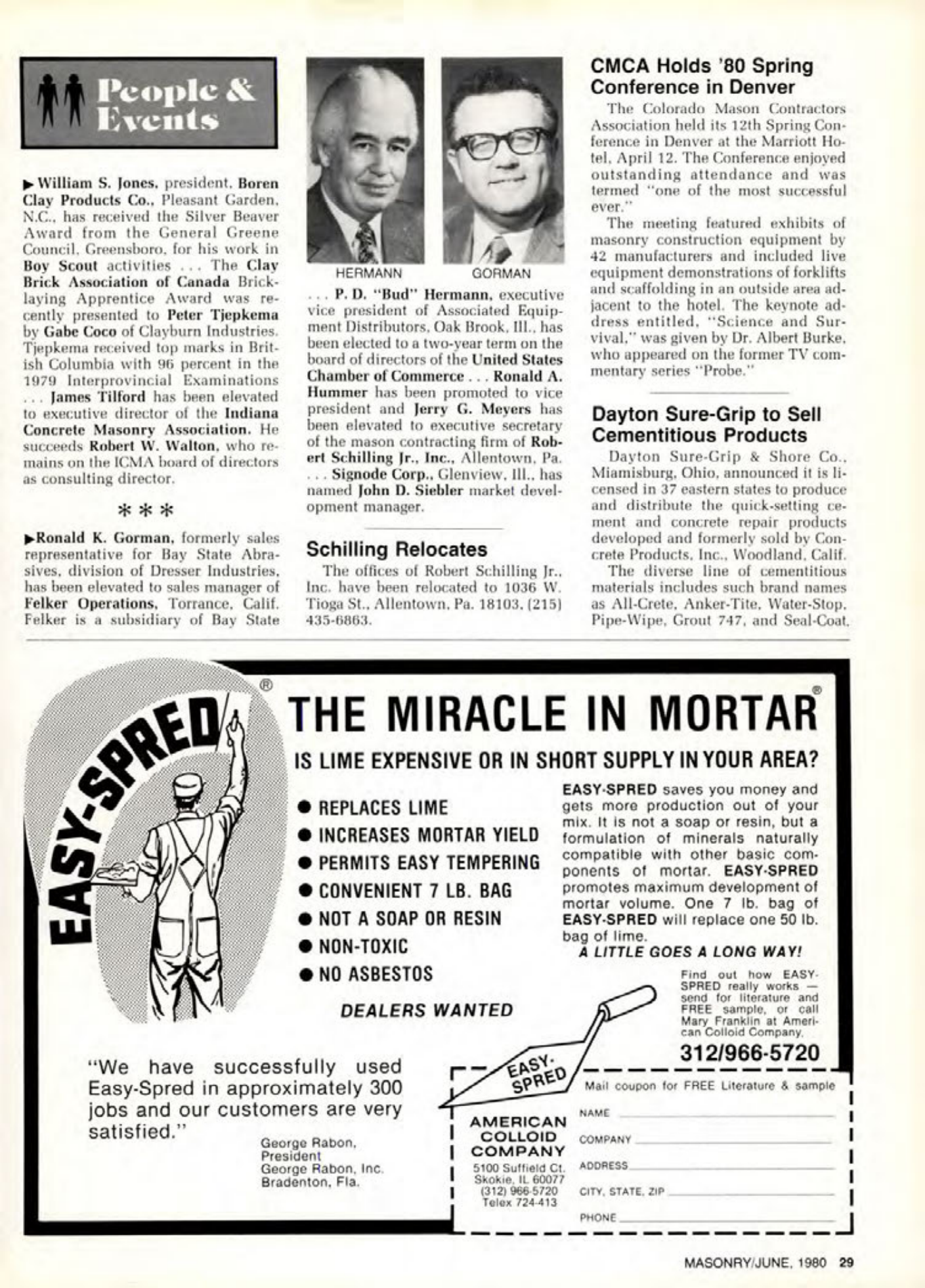Masonry Magazine June 1980 Page. 29
