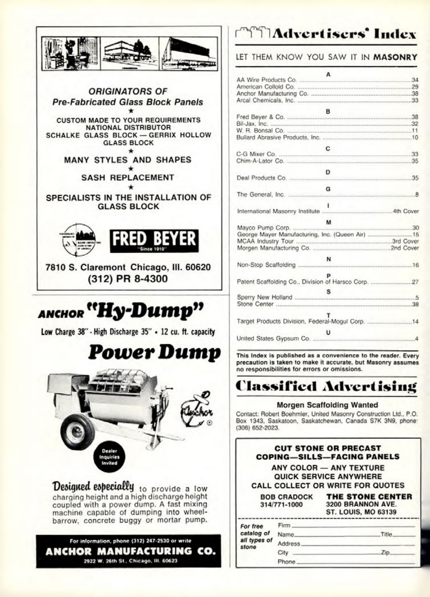 Masonry Magazine June 1980 Page. 38
