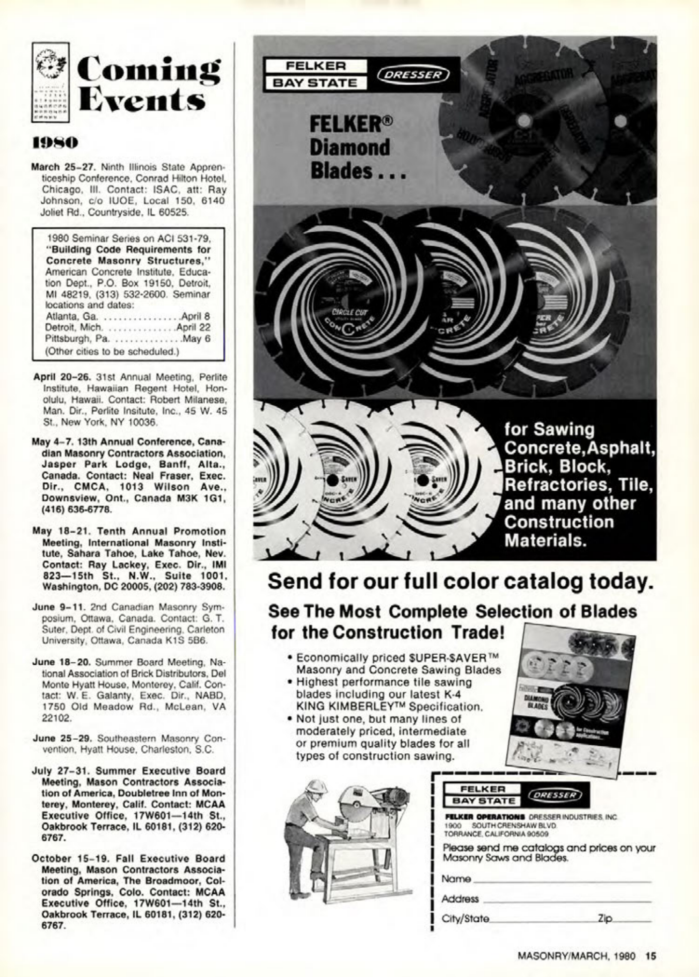 Masonry Magazine March 1980 Page. 15