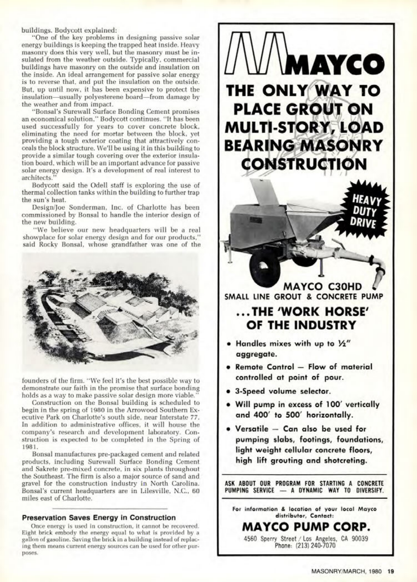 Masonry Magazine March 1980 Page. 19